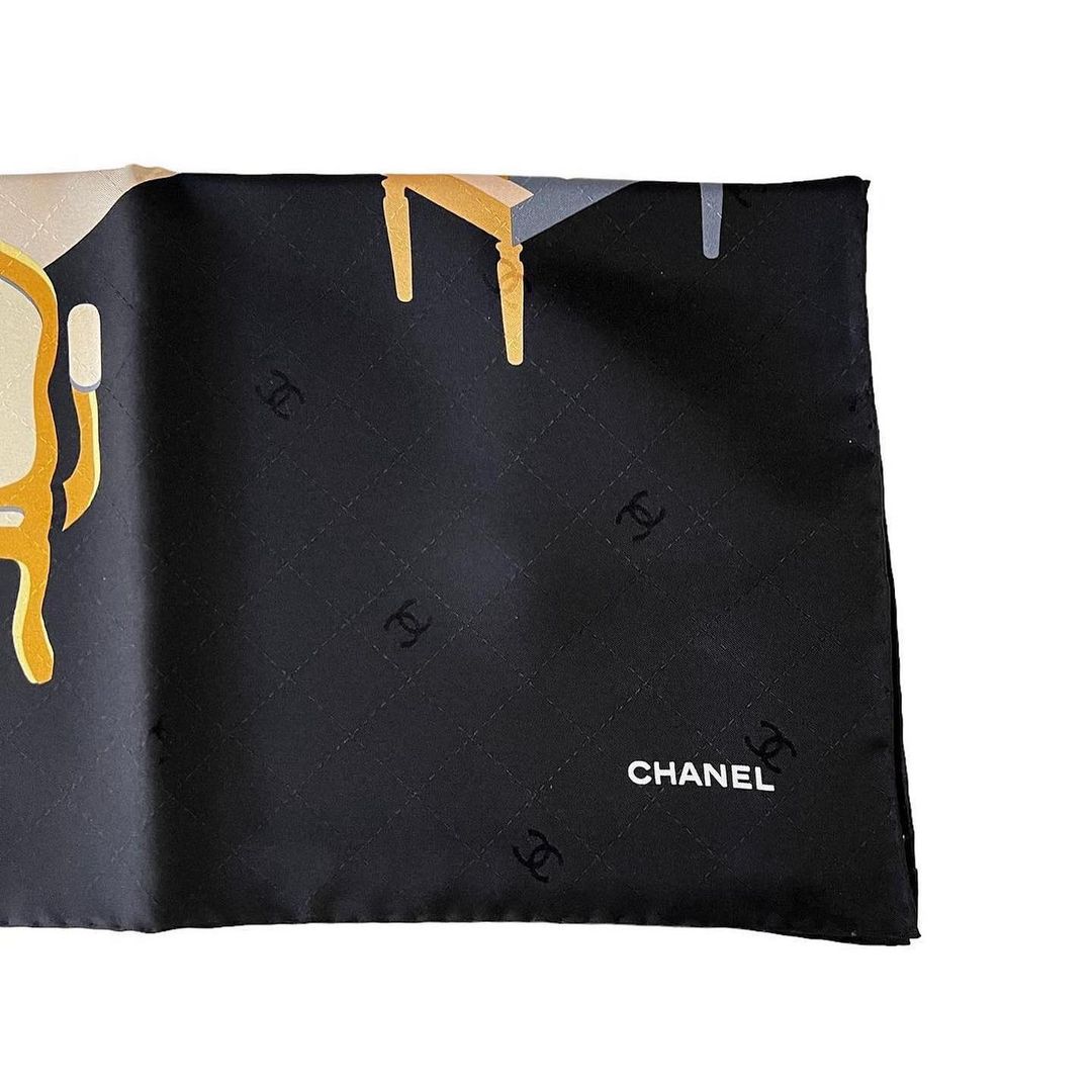 Coco Chanel Printed Silk Scarf