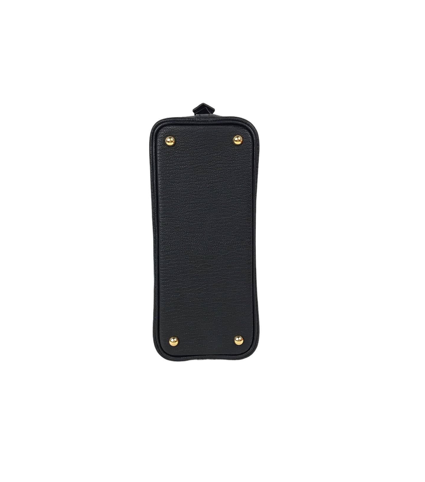 Black Chevre Mysore Bolide 1923 Mini Bag