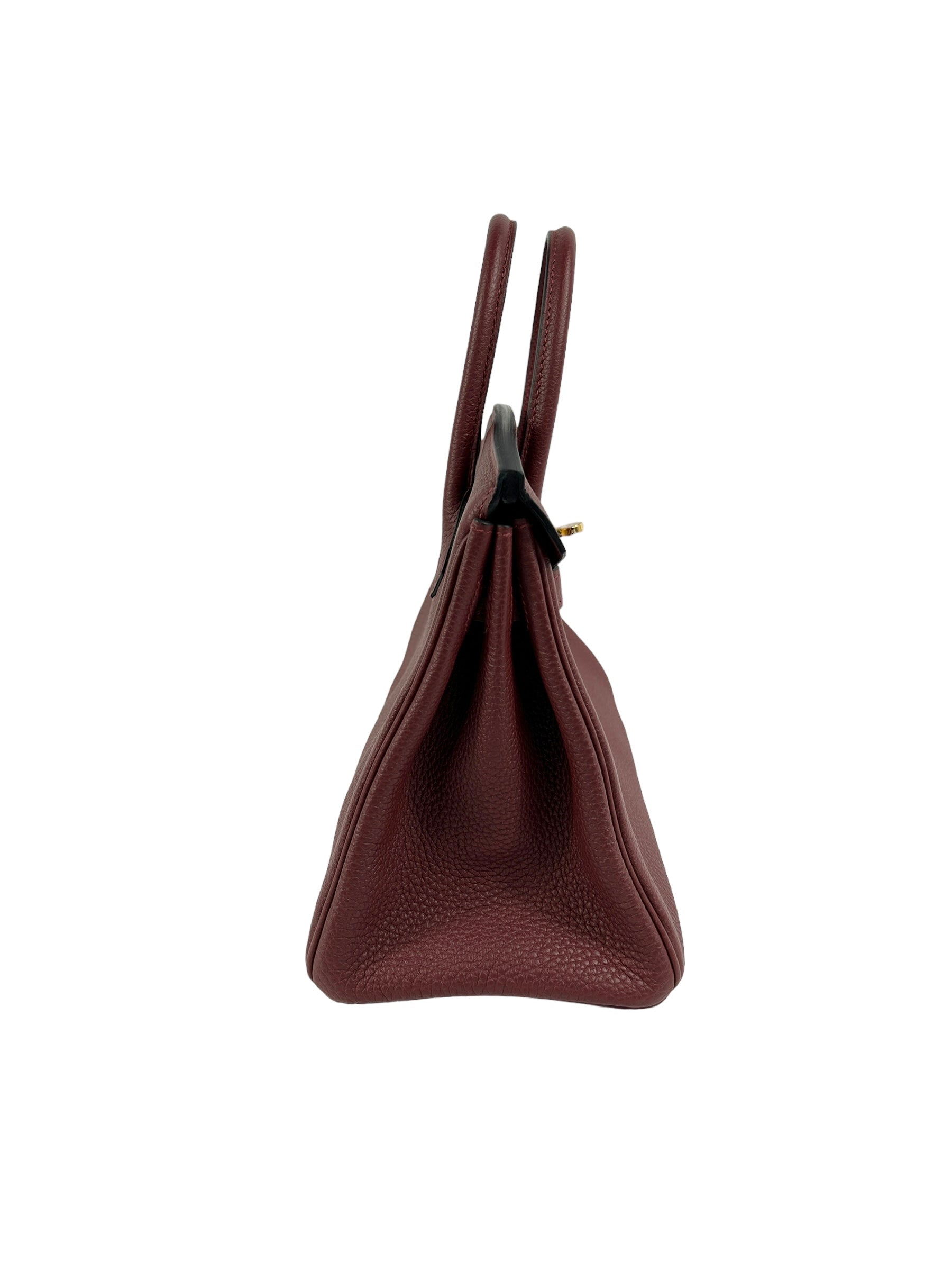 Bordeaux Togo Birkin 25 w/GHW-SOLD ON LAYAWAY