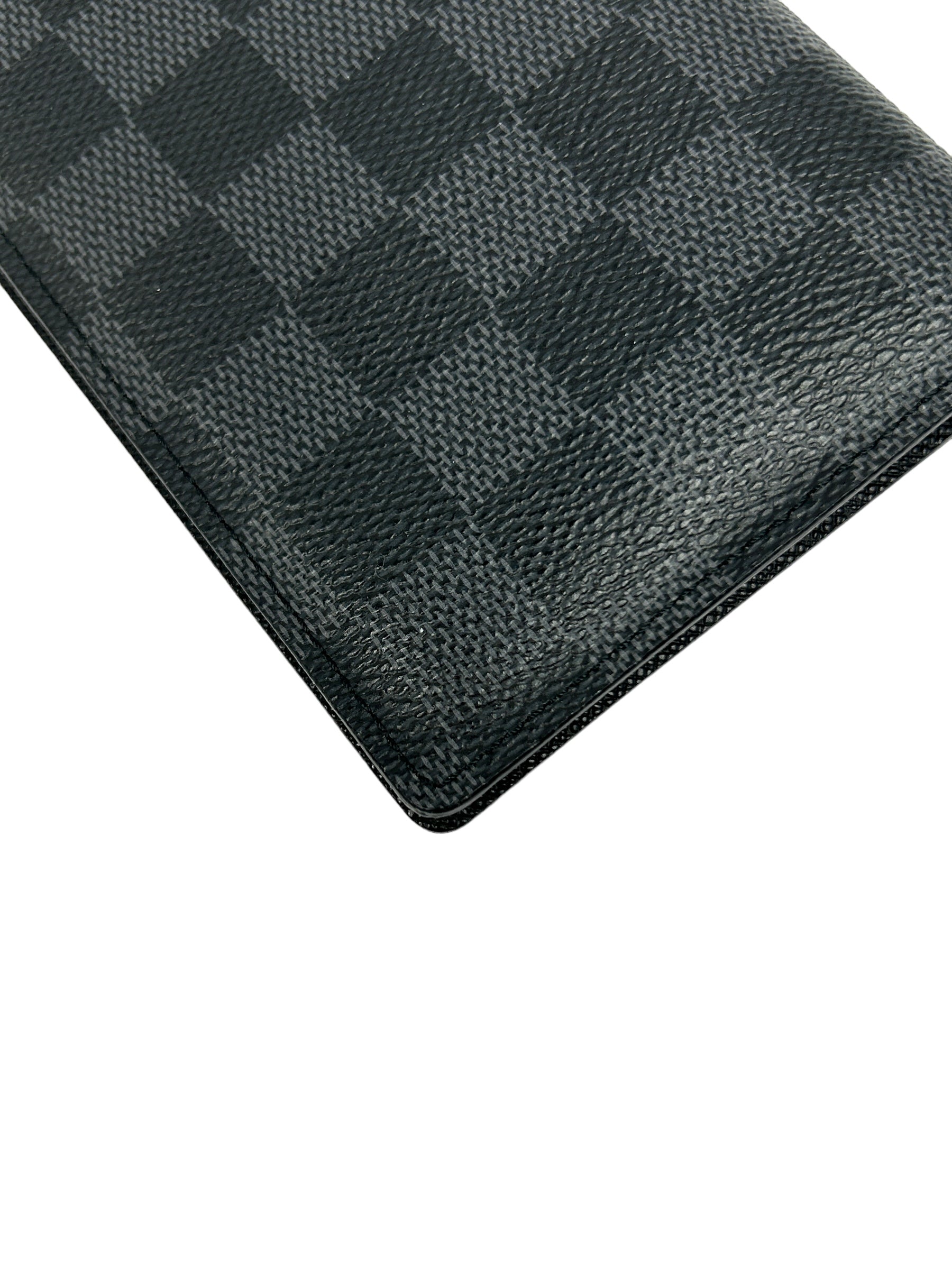 Graphite Damier Ebene Coated Canvas Pocket Agenda Cover