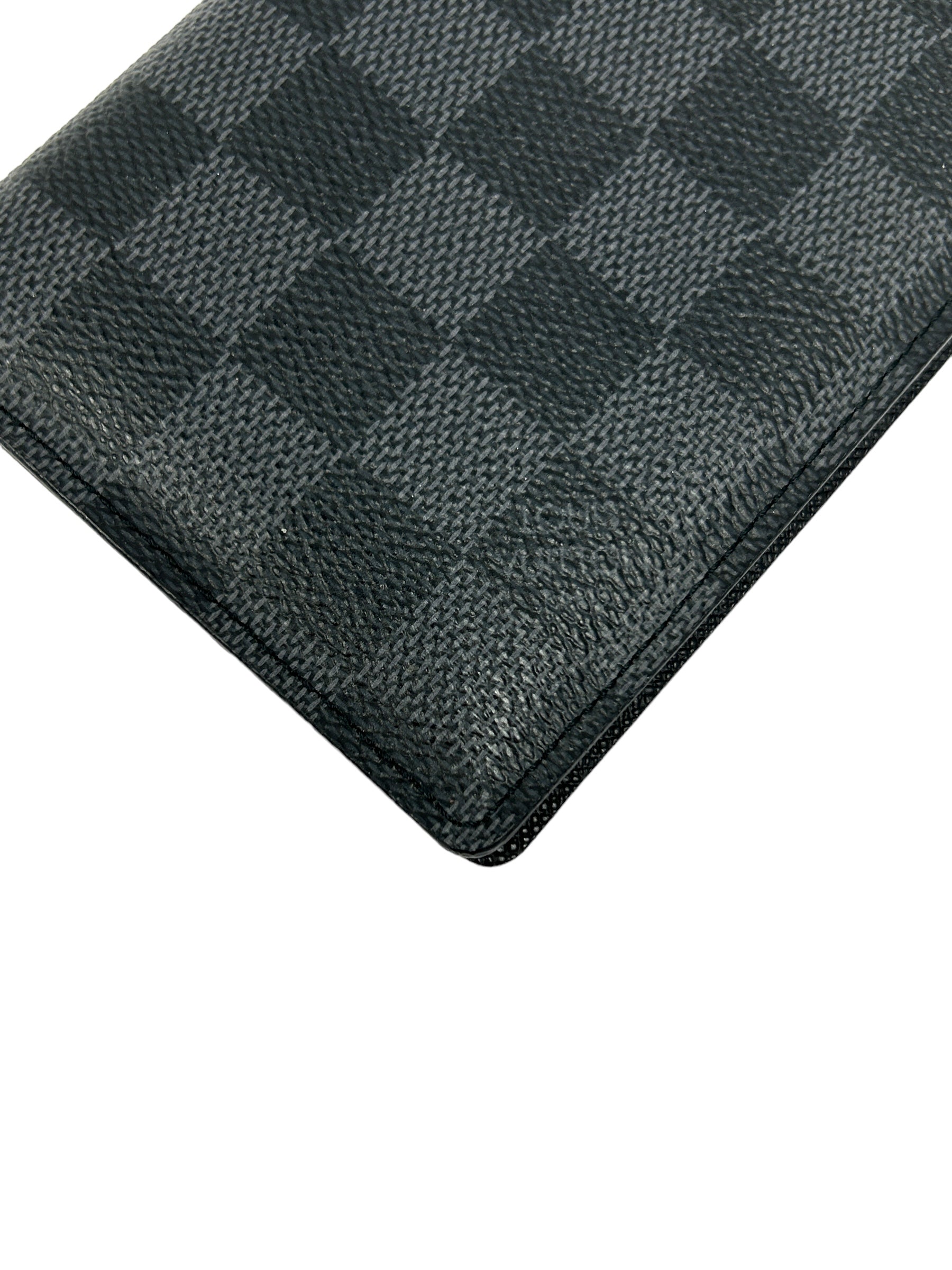 Graphite Damier Ebene Coated Canvas Pocket Agenda Cover