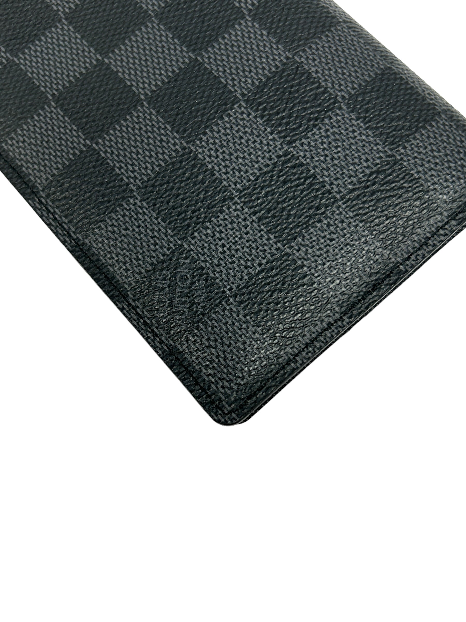 Graphite Damier Ebene Coated Canvas Pocket Agenda Cover