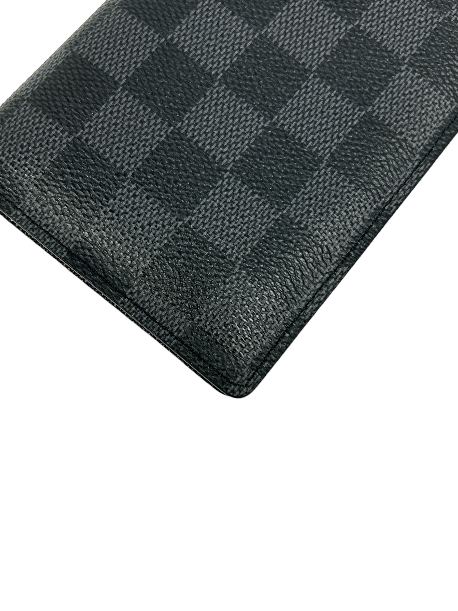 Graphite Damier Ebene Coated Canvas Pocket Agenda Cover