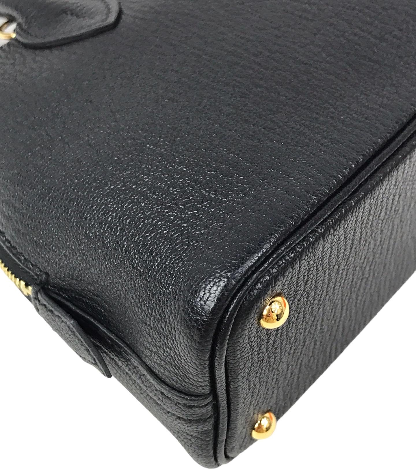 Black Chevre Mysore Bolide 1923 Mini Bag