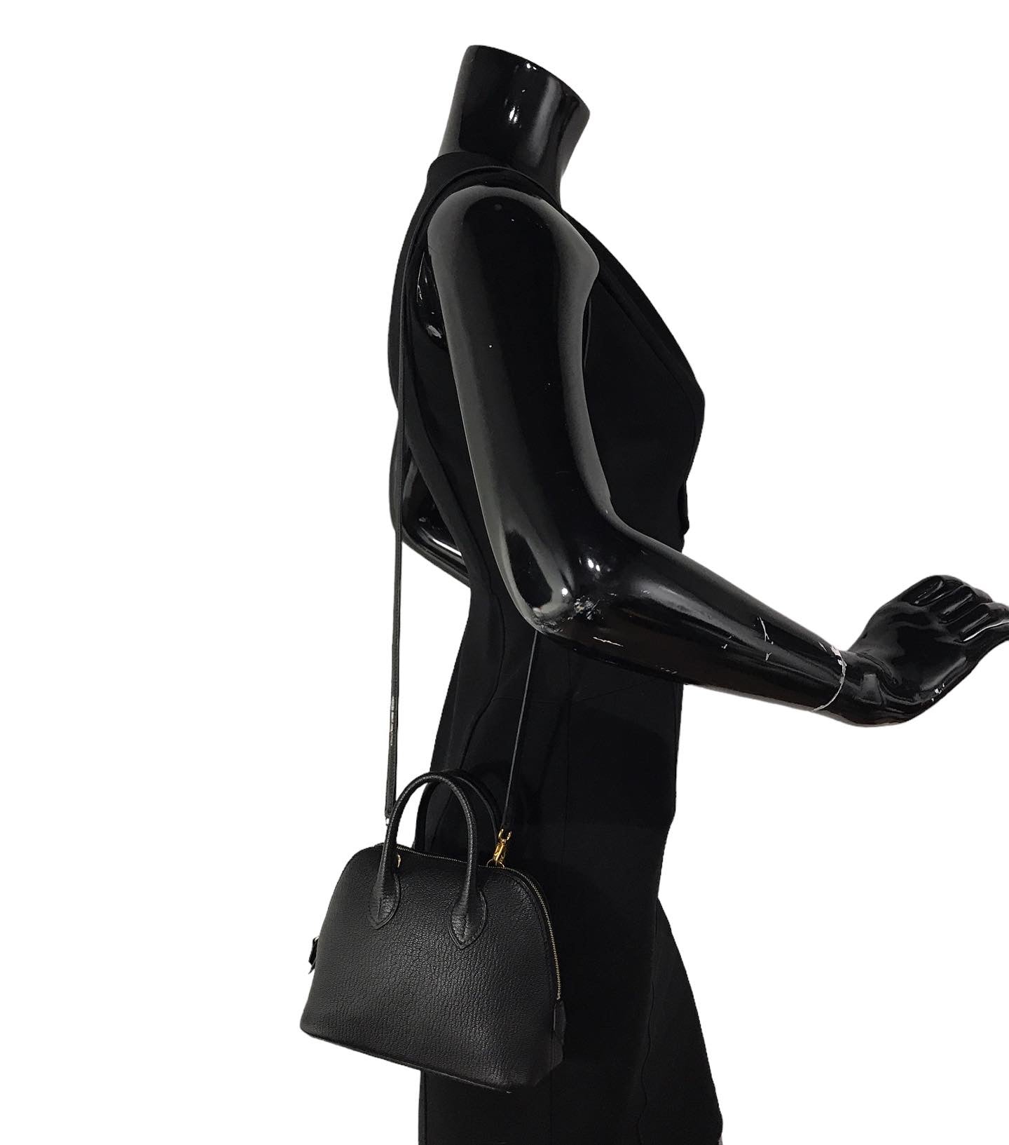 Black Chevre Mysore Bolide 1923 Mini Bag