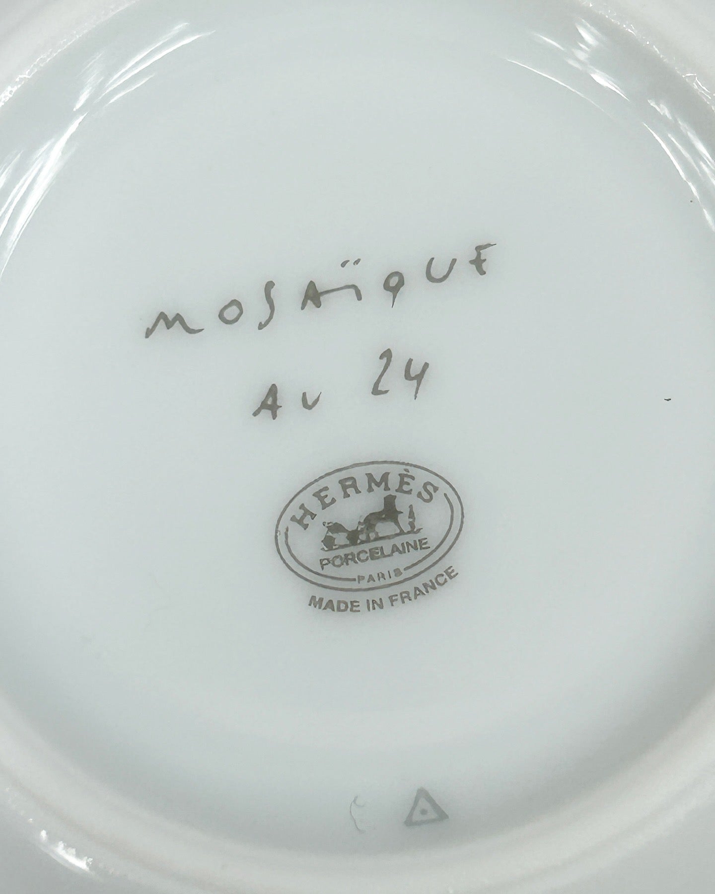 Mosaic Platinum 24 Coffee Cup/Saucer 2 Sets