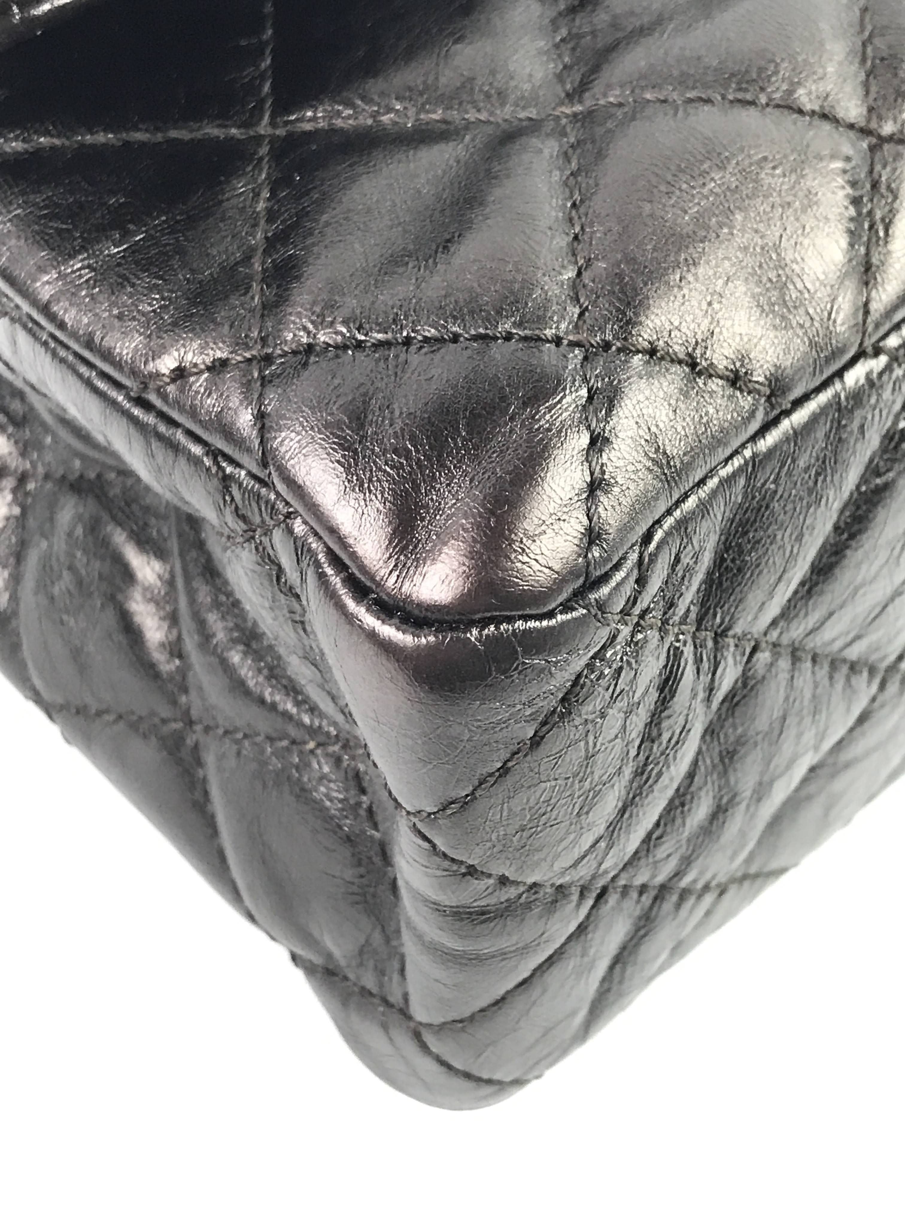 Metallic Aubergine Aged Calfskin 2.55 Reissue 226 w/AGHW
