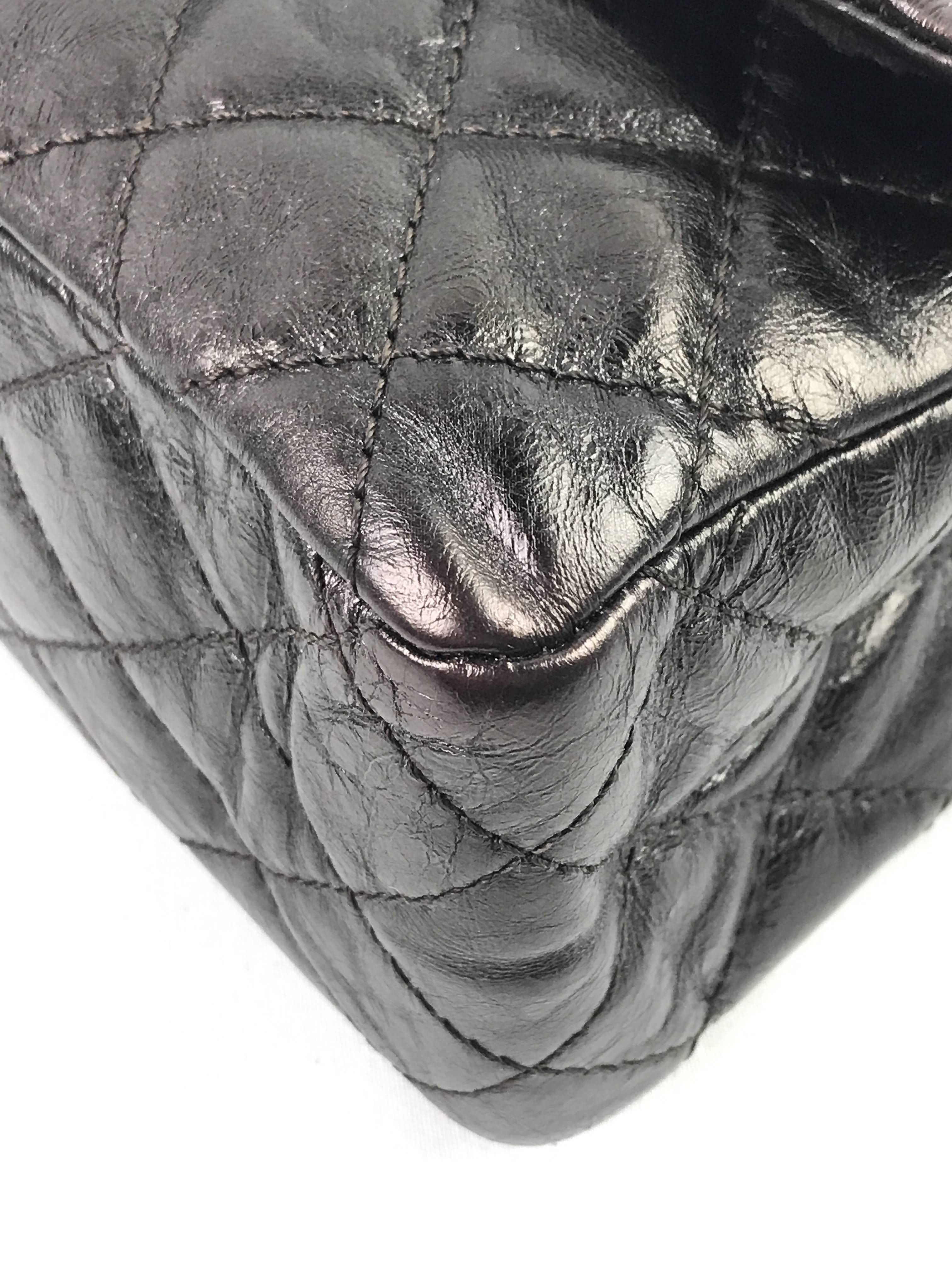 Metallic Aubergine Aged Calfskin 2.55 Reissue 226 w/AGHW