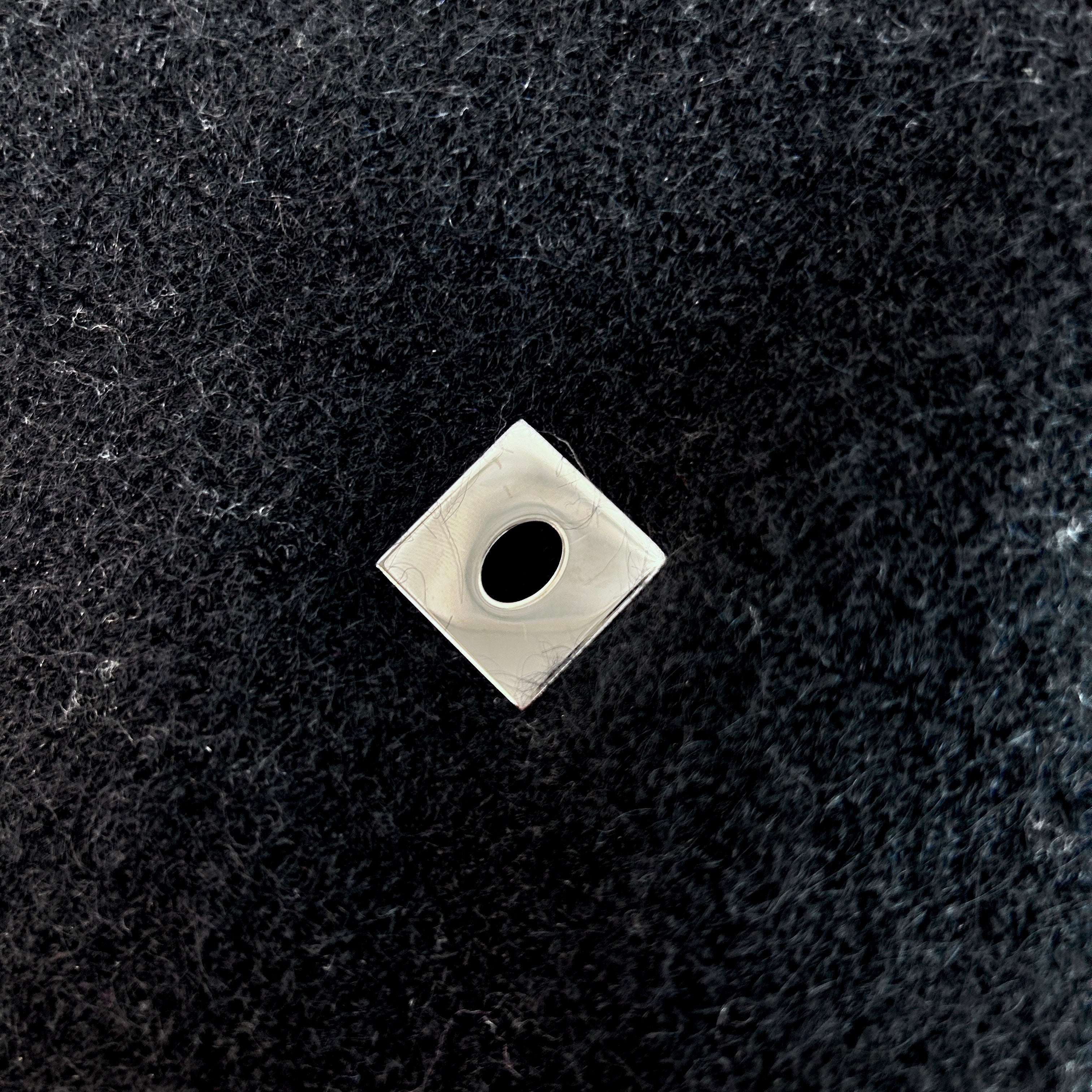 Black & Ivory Mohair Camellia Scarf/Neck Warmer