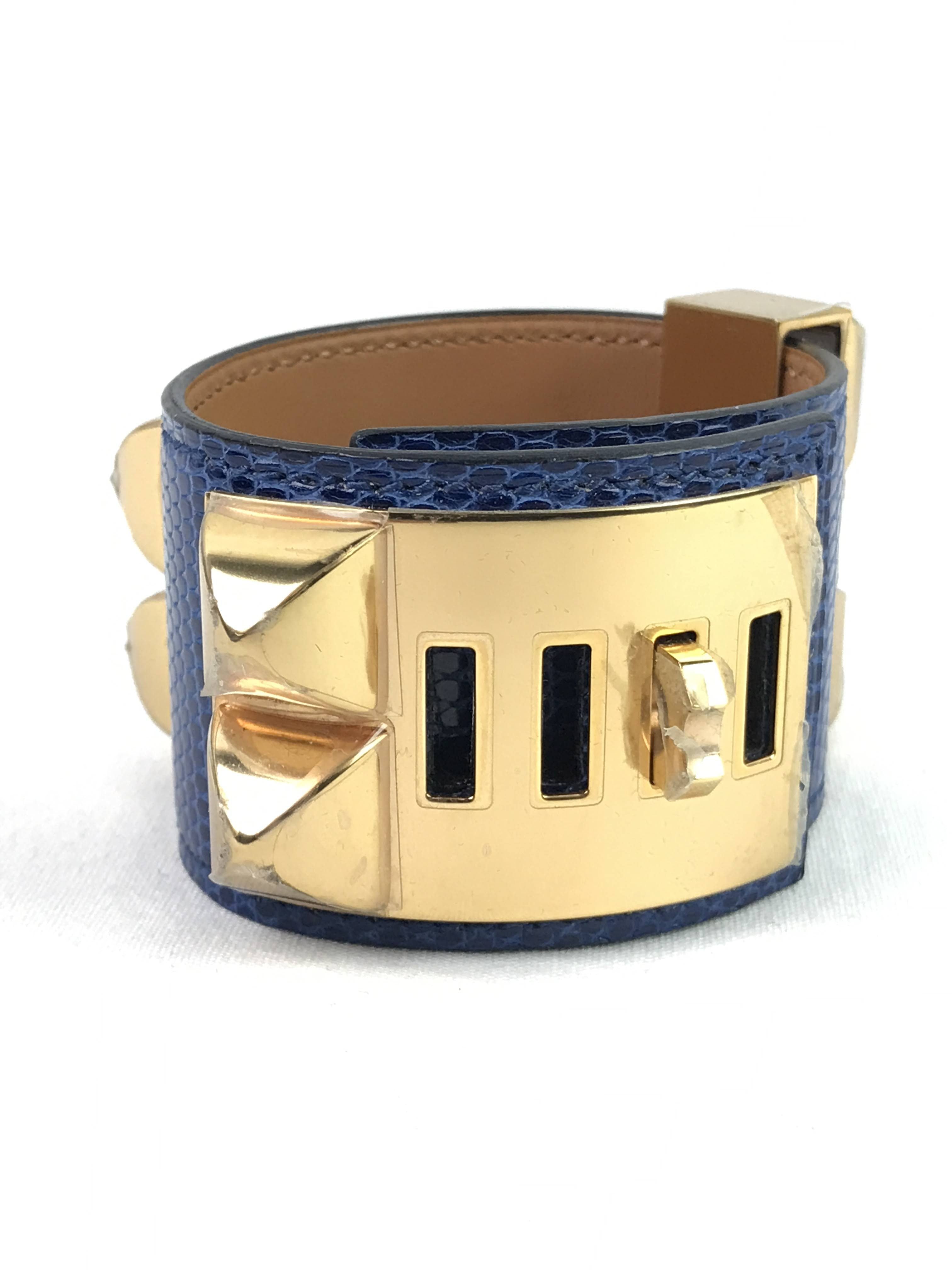 Blue Lizard Collier De Chien CDC Bracelet w/RGHW