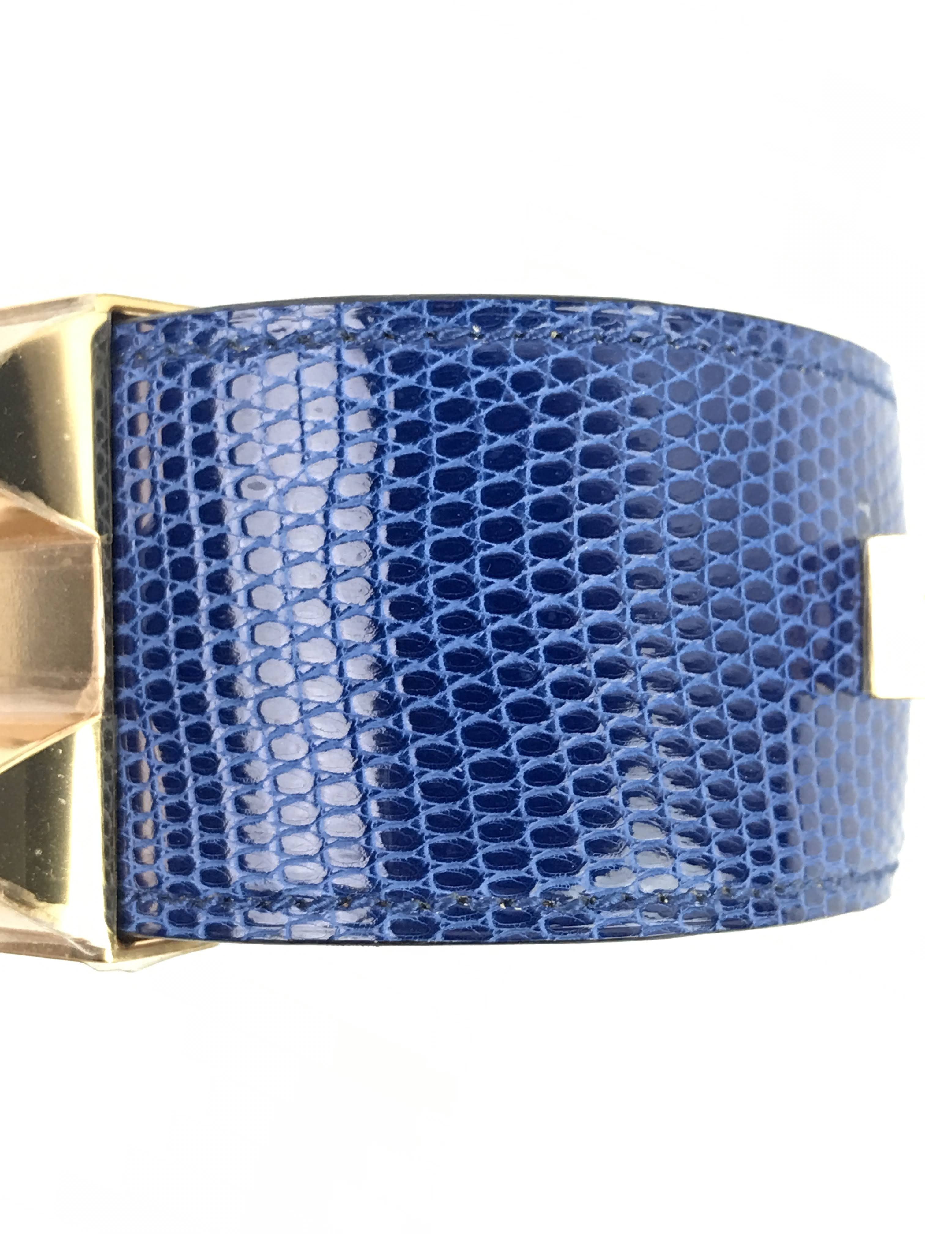 Blue Lizard Collier De Chien CDC Bracelet w/RGHW