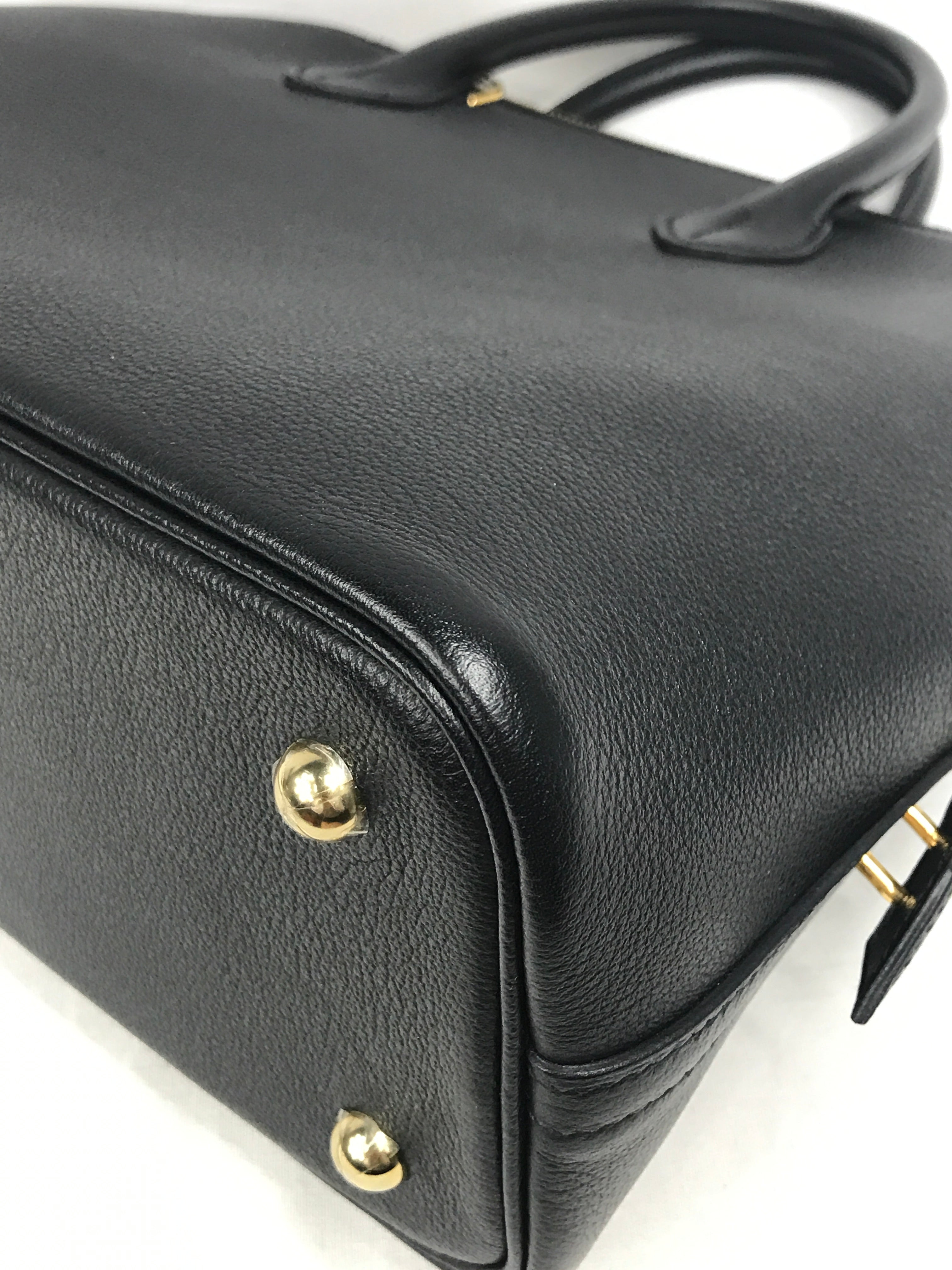 Black Novillo Leather Bolide 1923 30 Bag w/ GHW