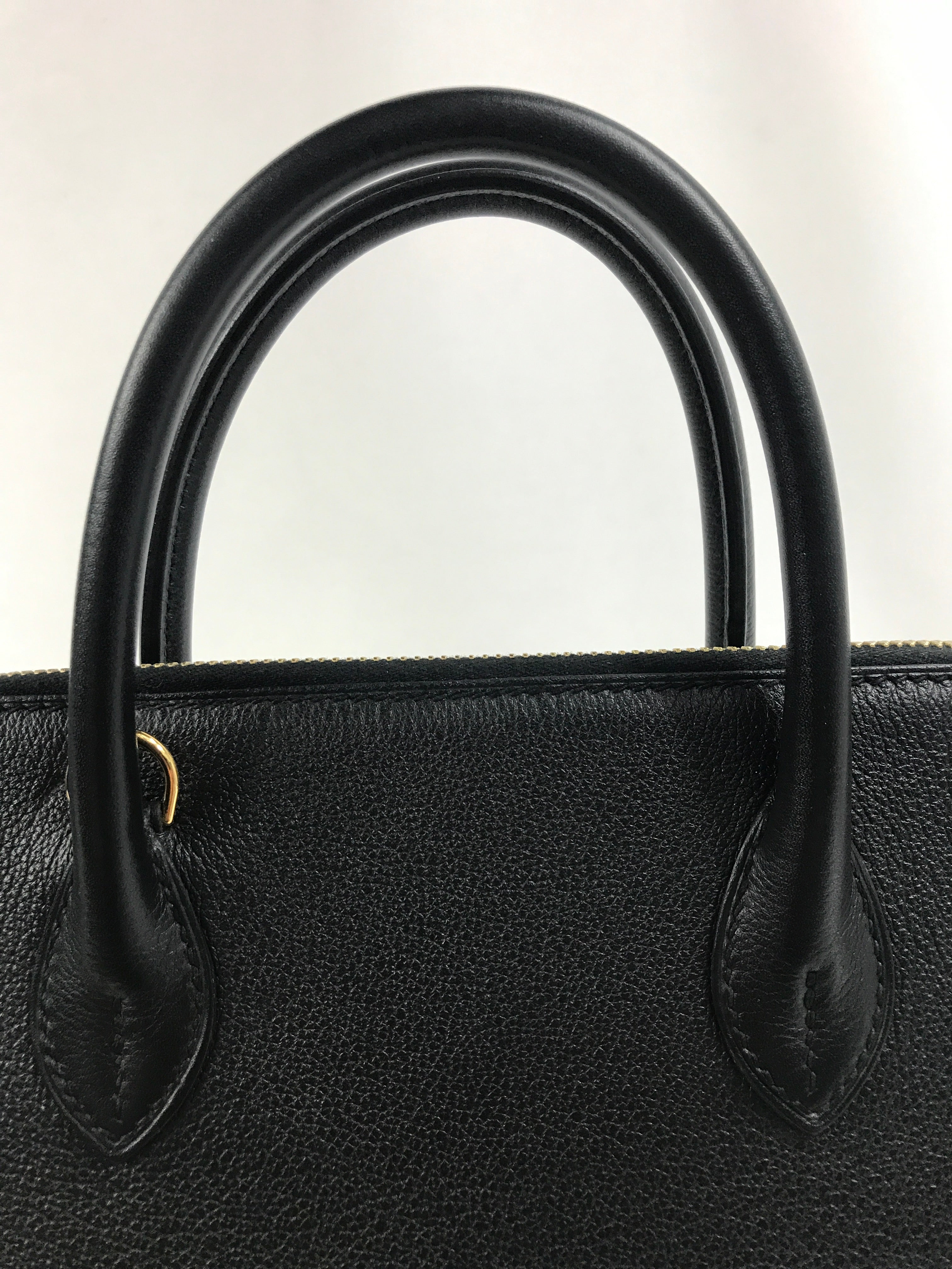 Black Novillo Leather Bolide 1923 30 Bag w/ GHW