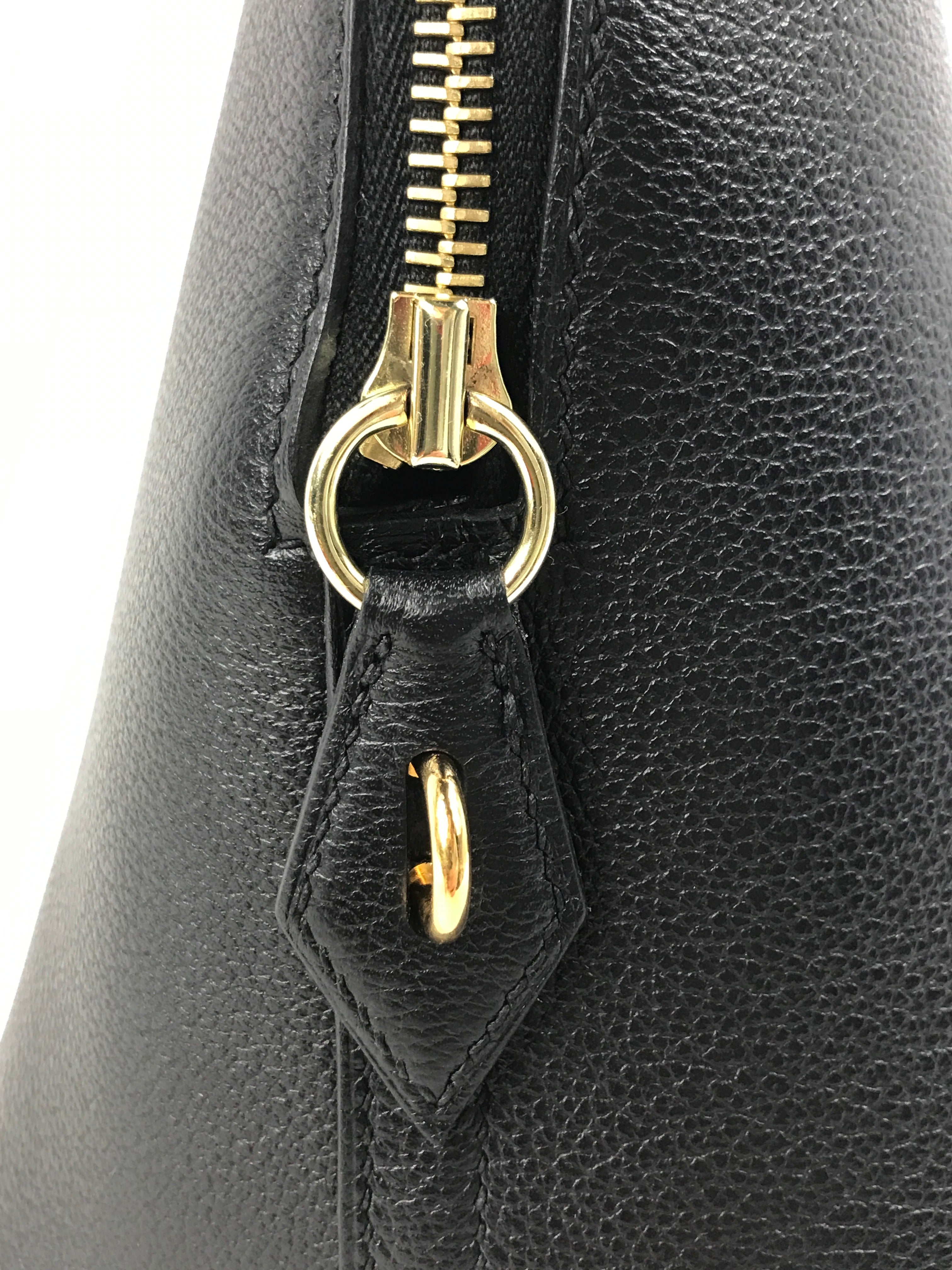 Black Novillo Leather Bolide 1923 30 Bag w/ GHW