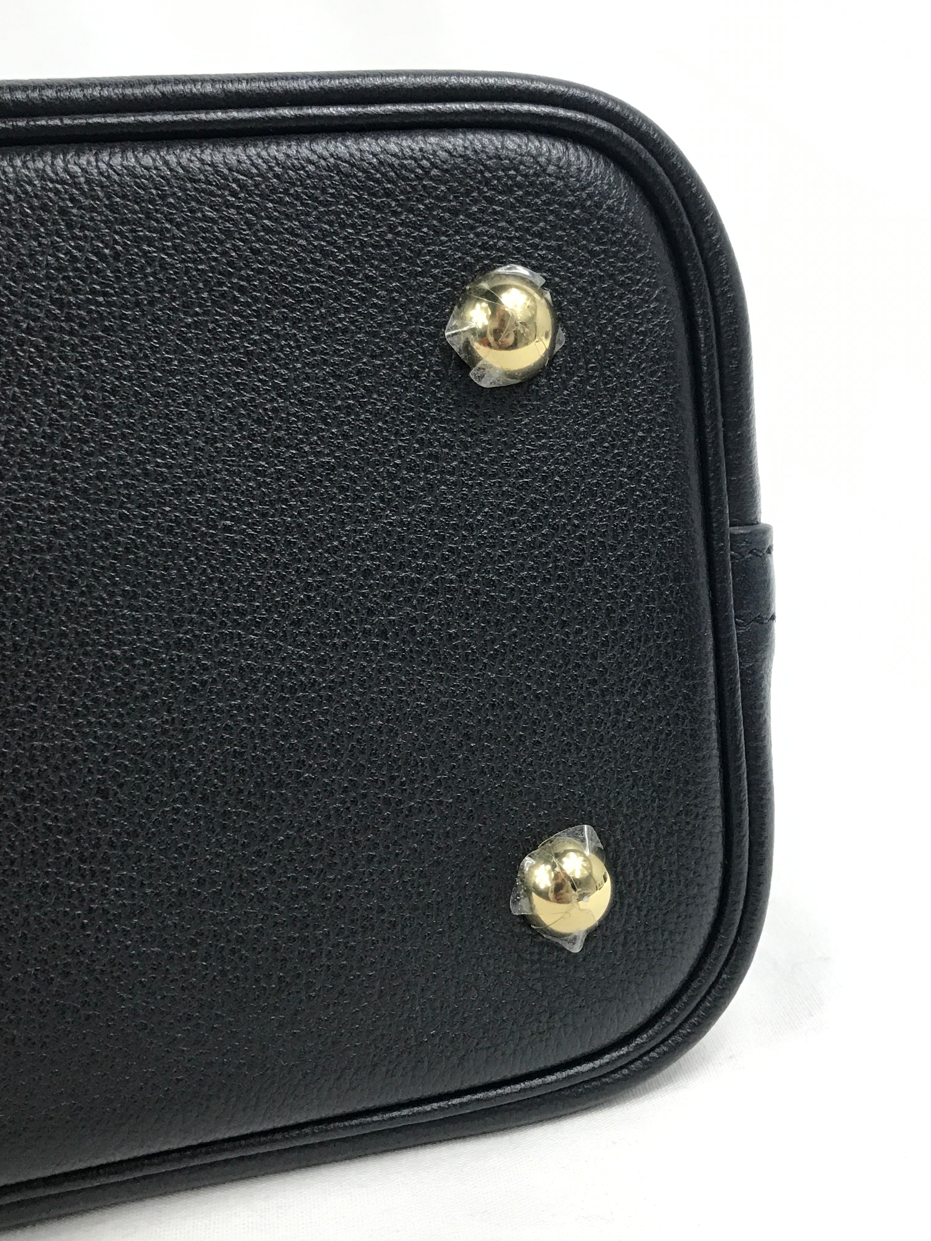 Black Novillo Leather Bolide 1923 30 Bag w/ GHW