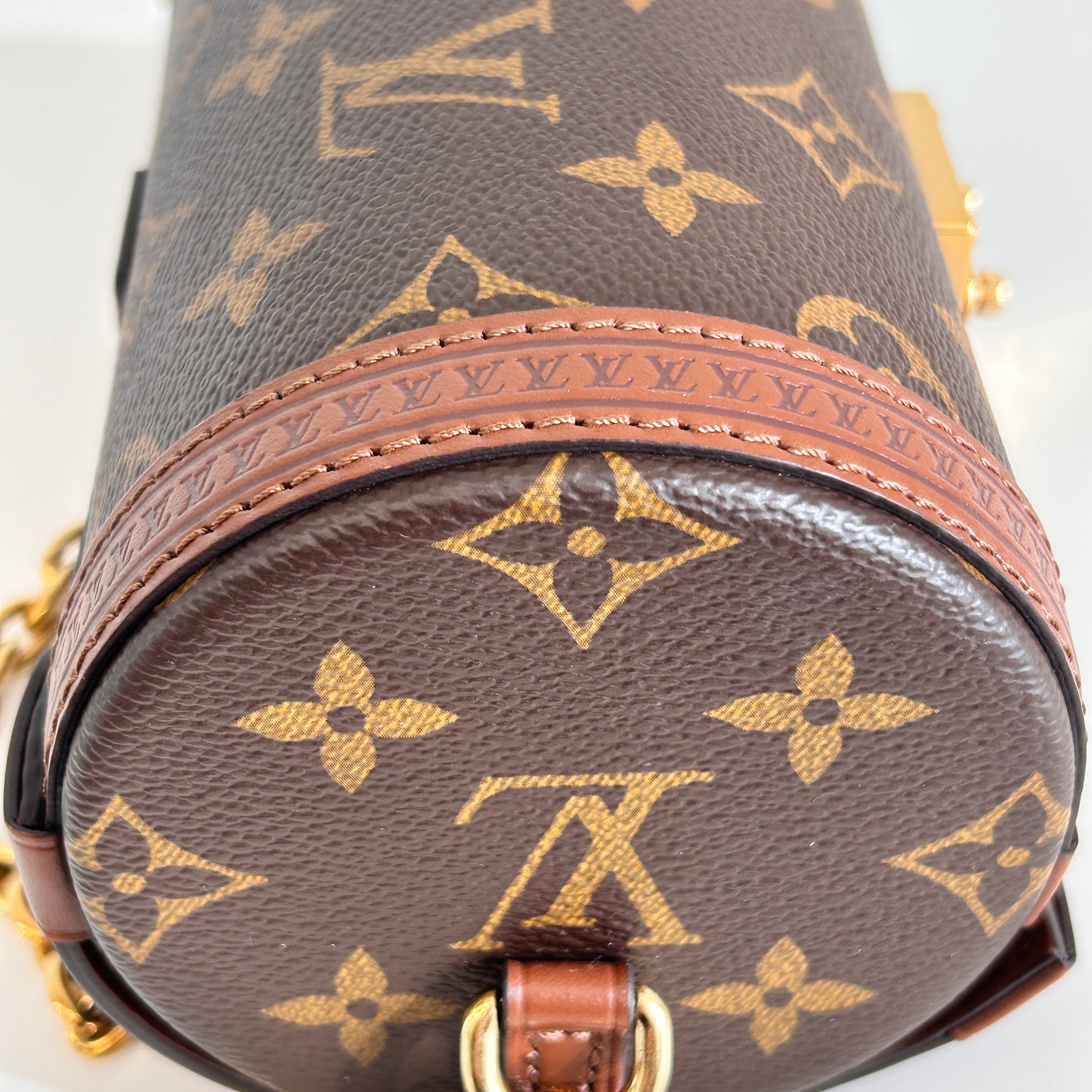 Monogram Papillpon Trunk w/GHW