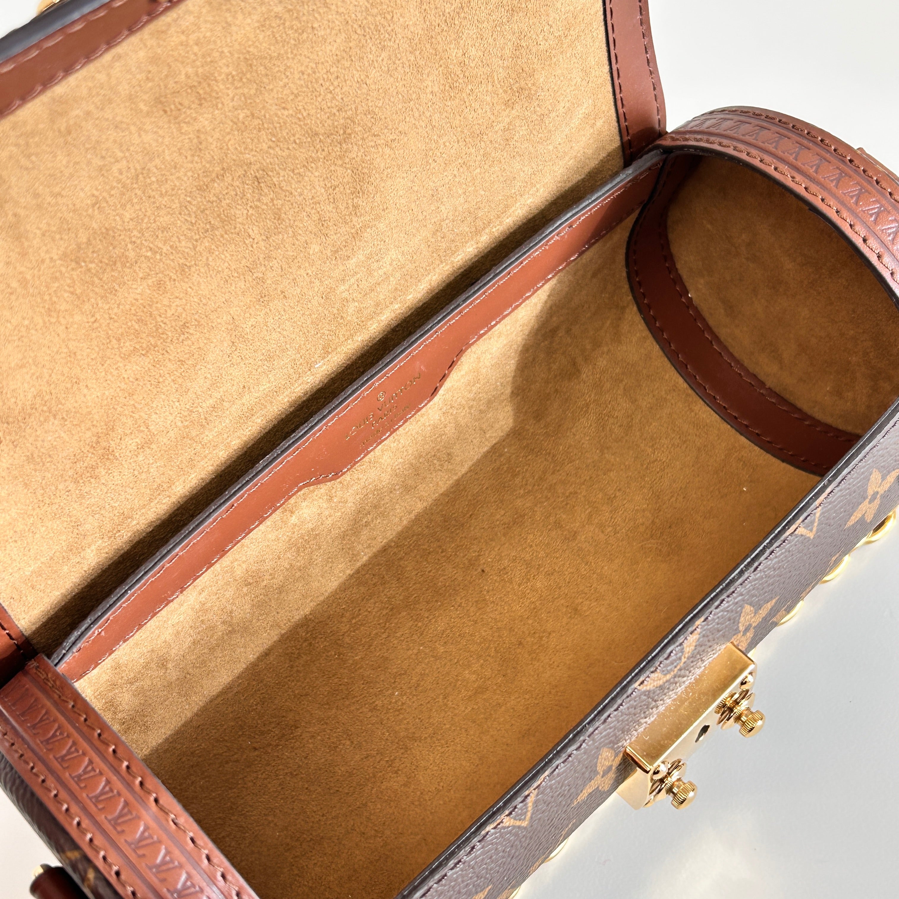 Monogram Papillpon Trunk w/GHW