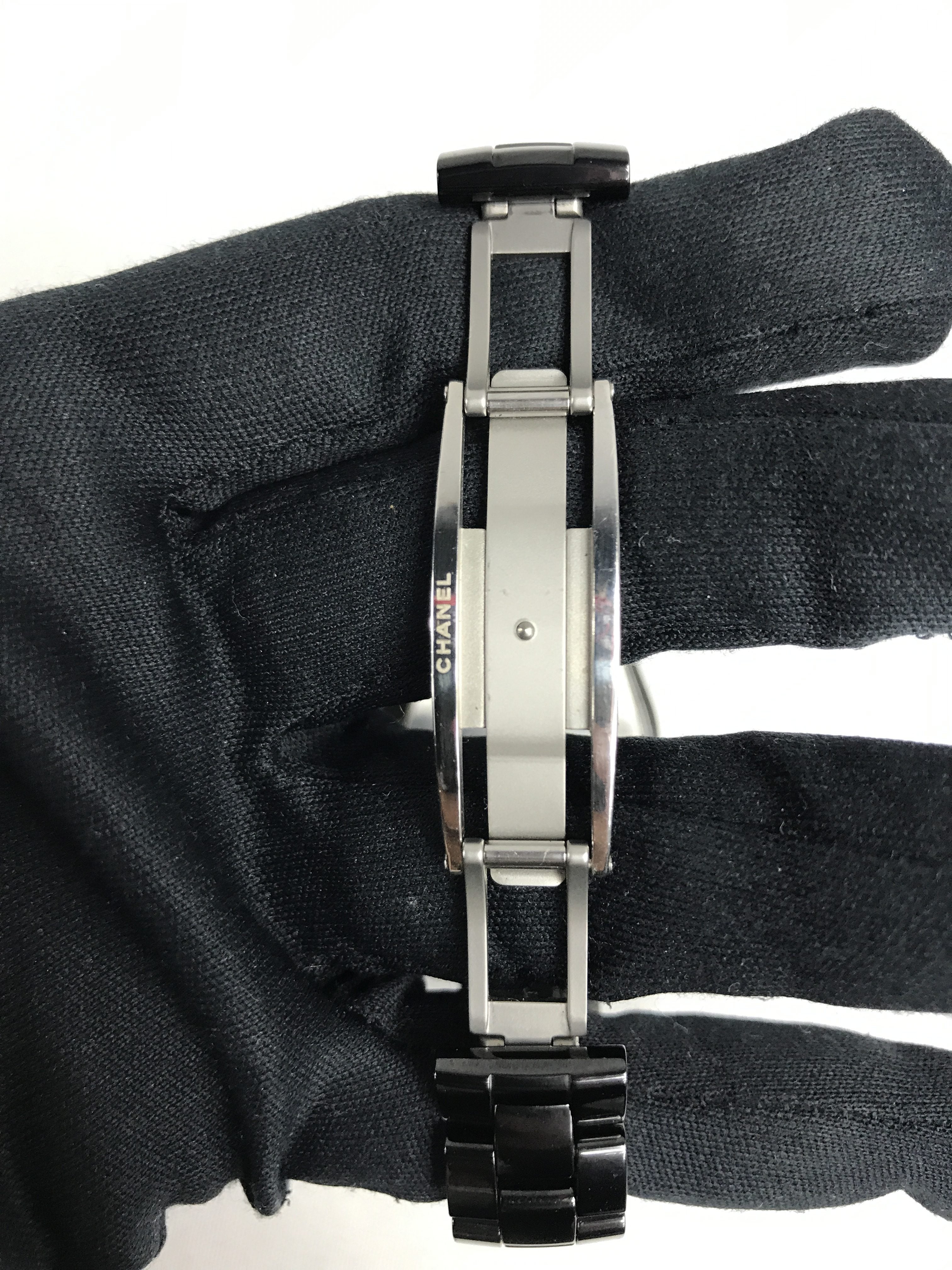 J12 Black Ceramic 33mm w/accent Diamond Watch