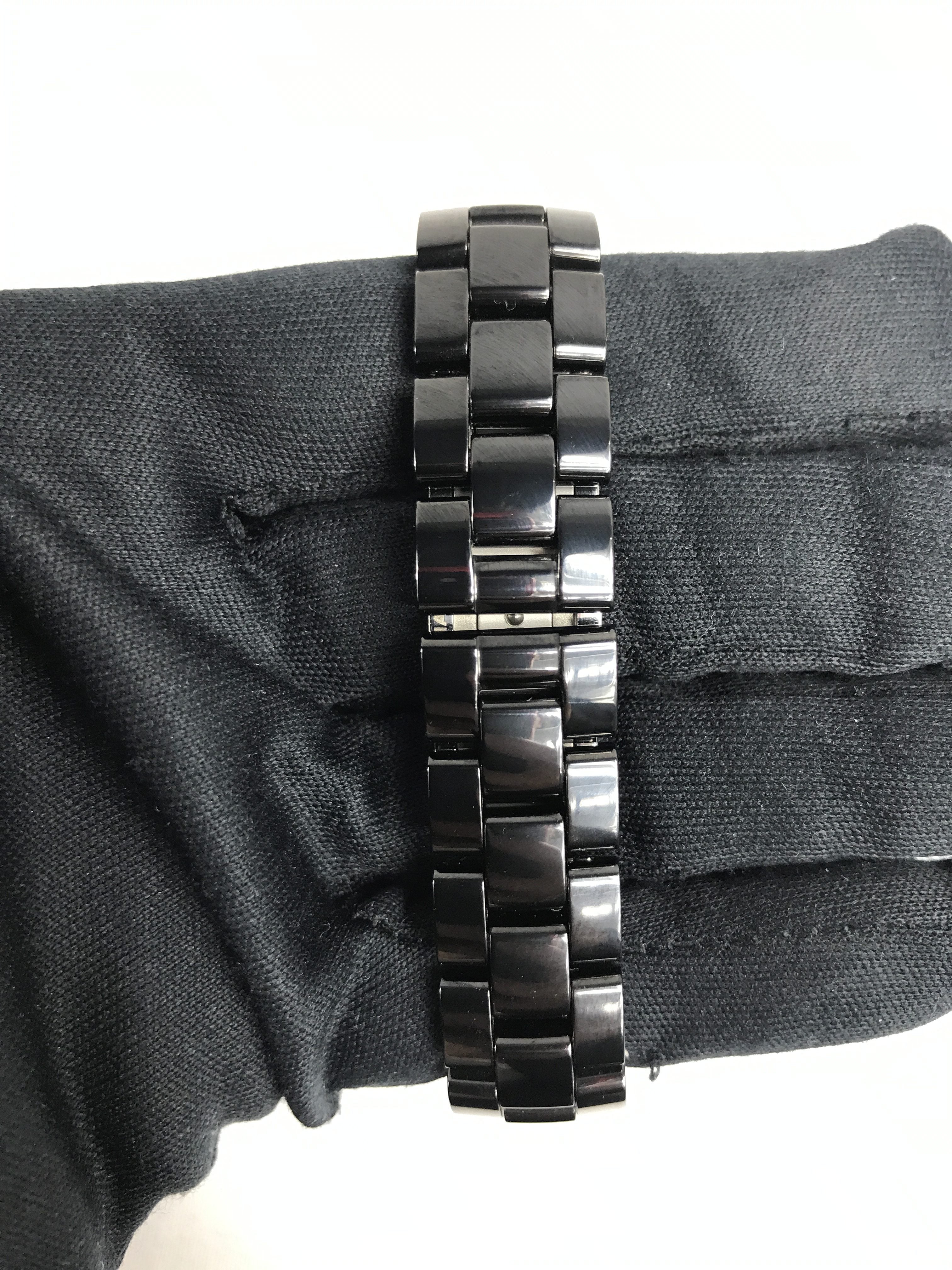 J12 Black Ceramic 33mm w/accent Diamond Watch