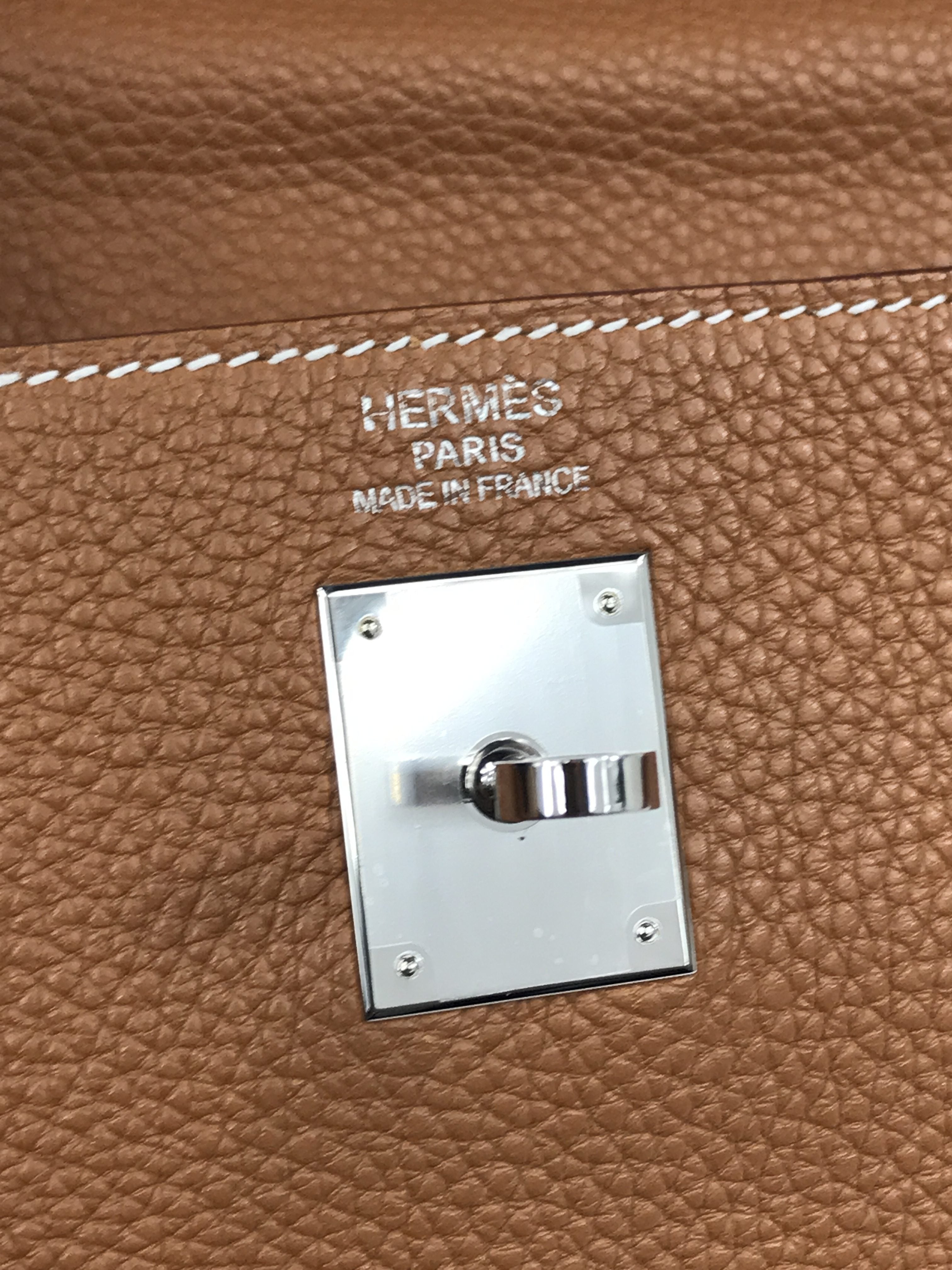 Gold Togo Kelly 35 Retourne w/PHW