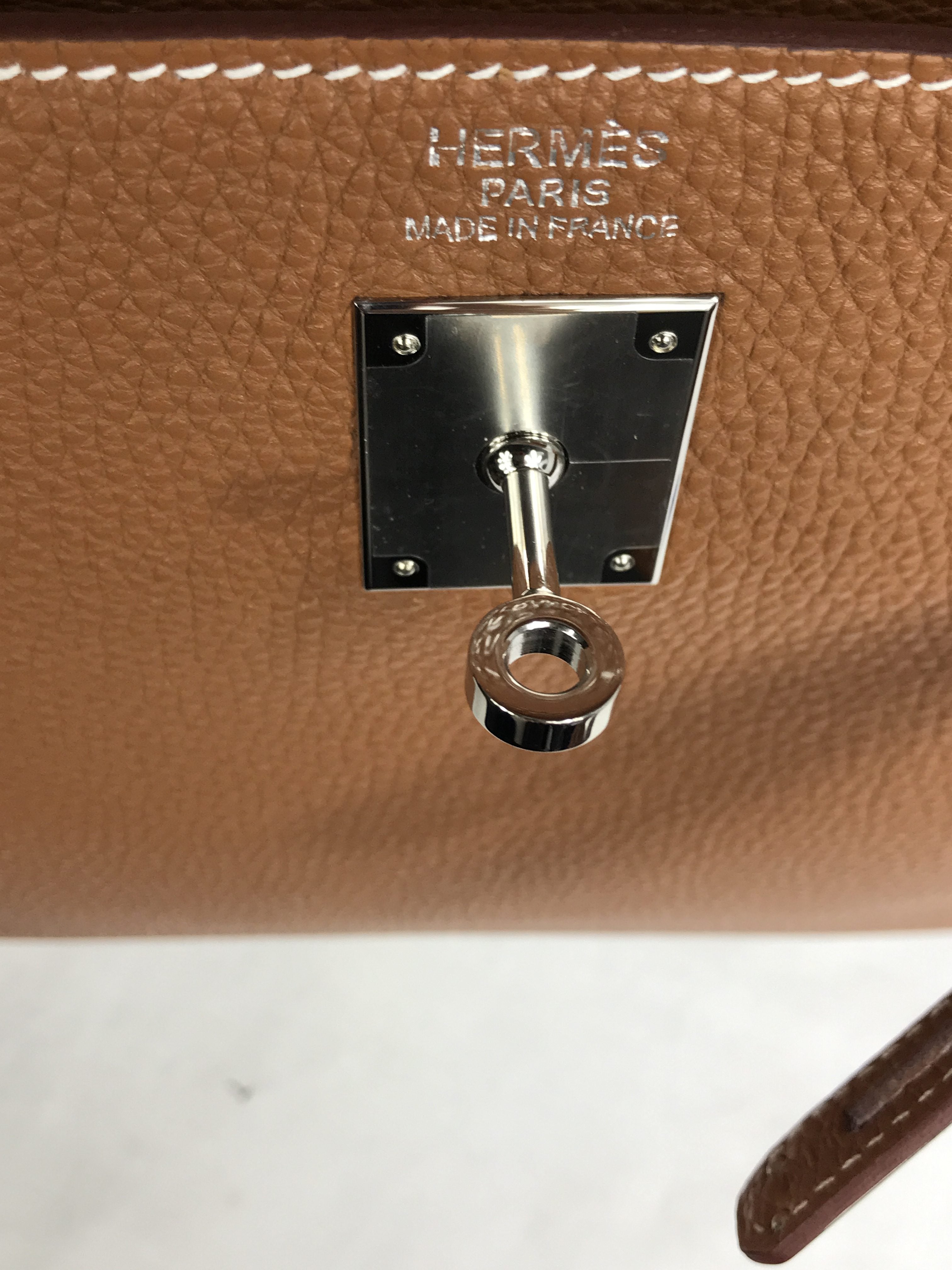 Gold Togo Kelly 35 Retourne w/PHW