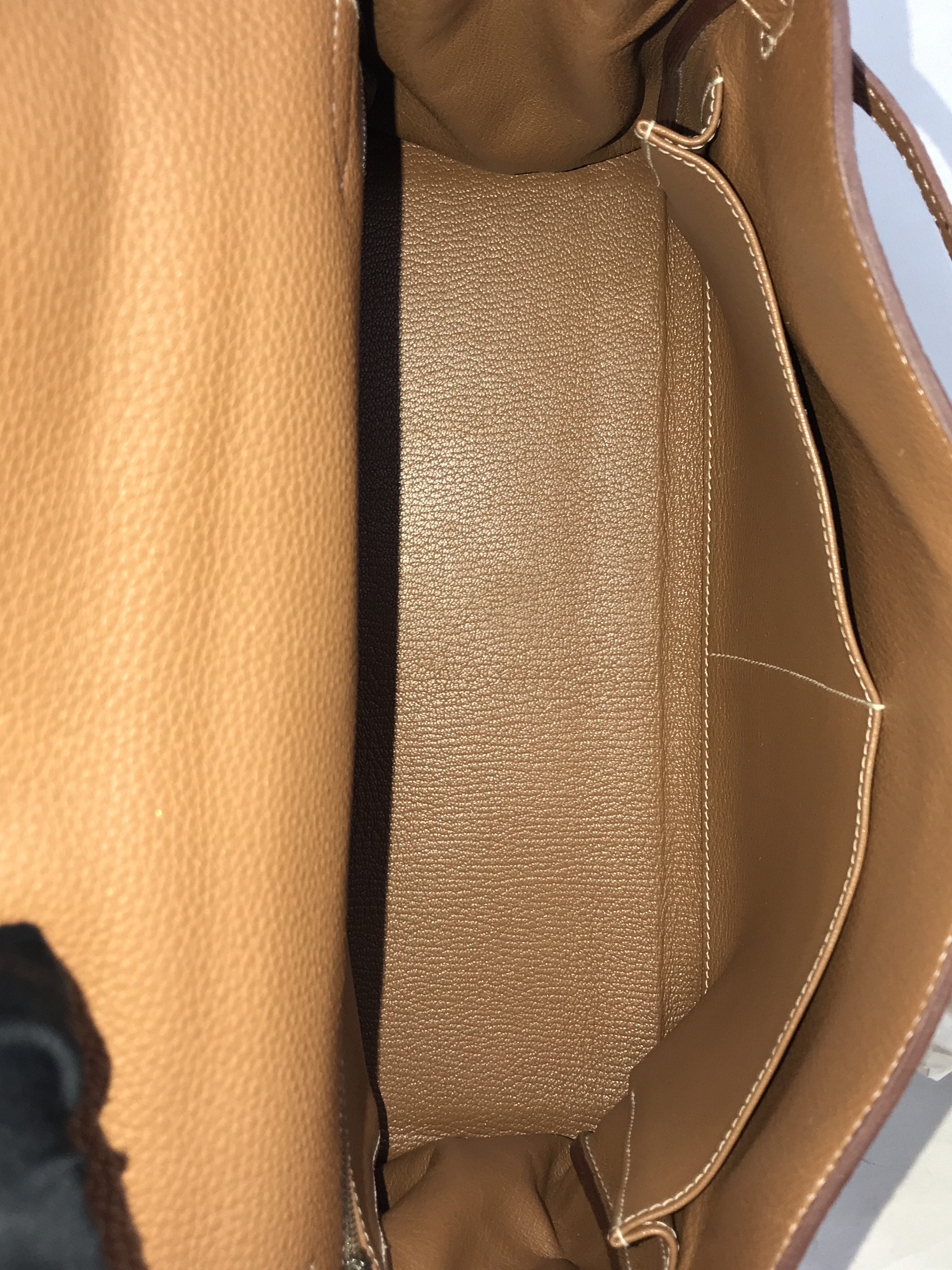 Gold Togo Kelly 35 Retourne w/PHW