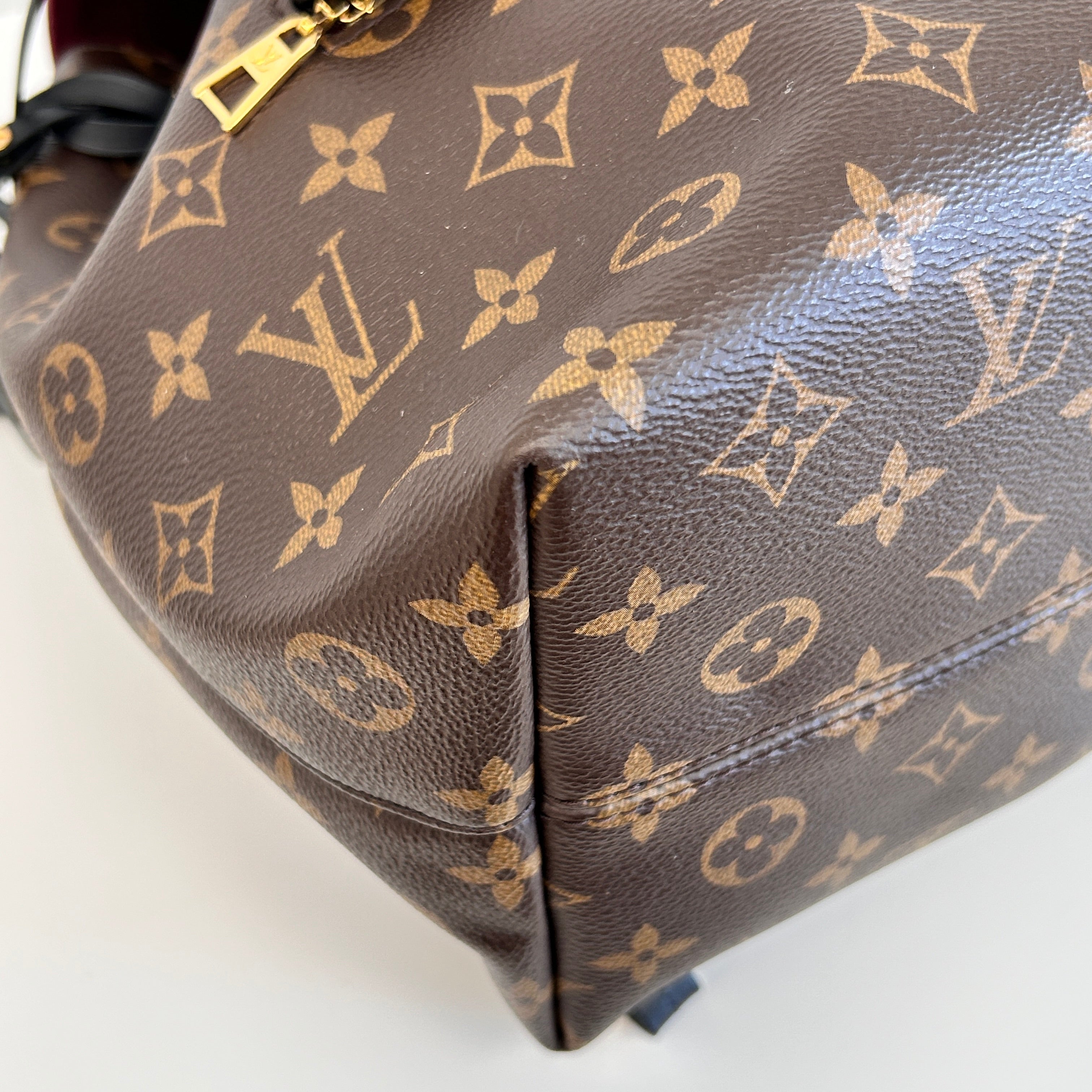 Black Monogram Canvas Montsouris PM NM Backpack Bag w/GHW