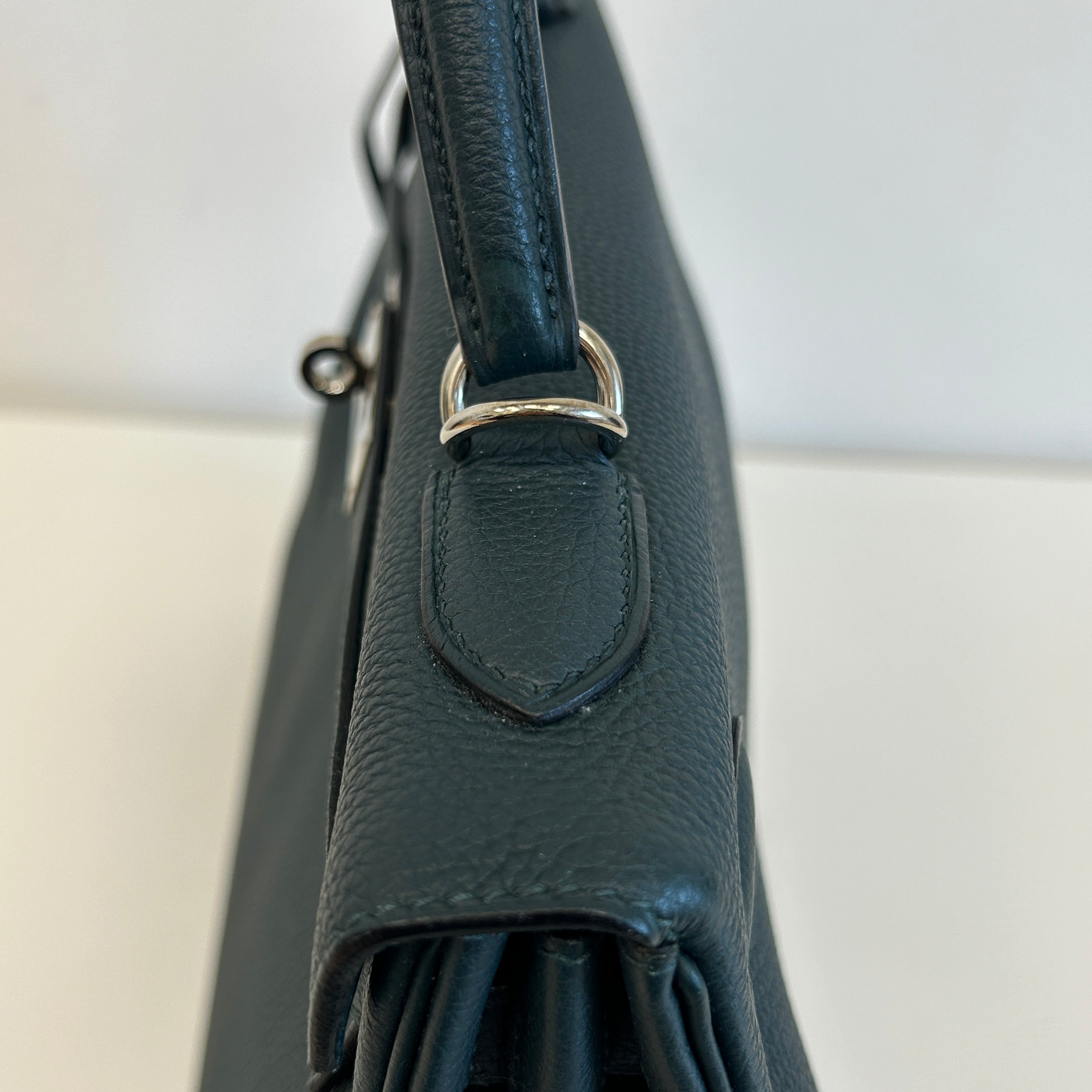 Vert Cypres Togo Leather Kelly II 32 Retourne