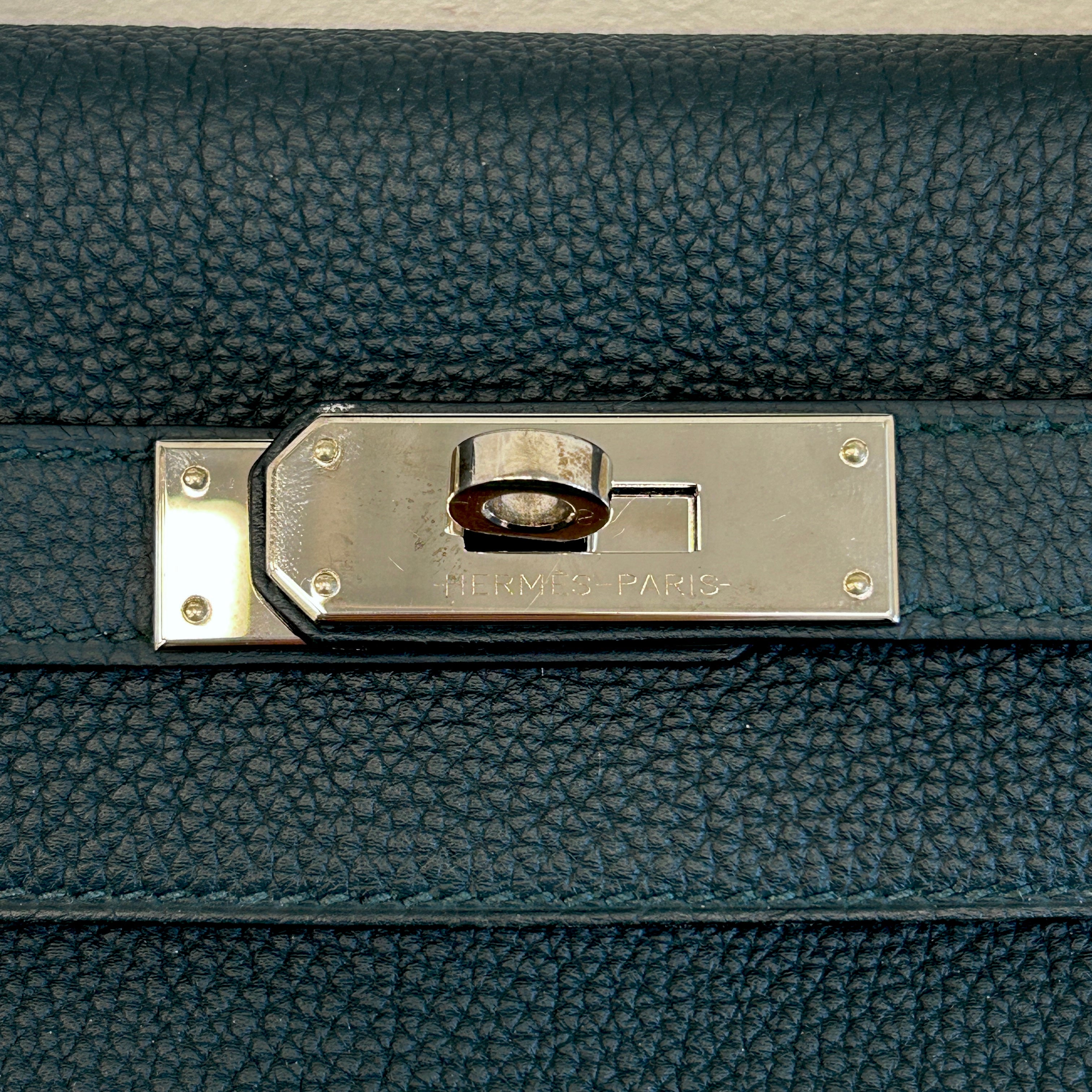 Vert Cypres Togo Leather Kelly II 32 Retourne