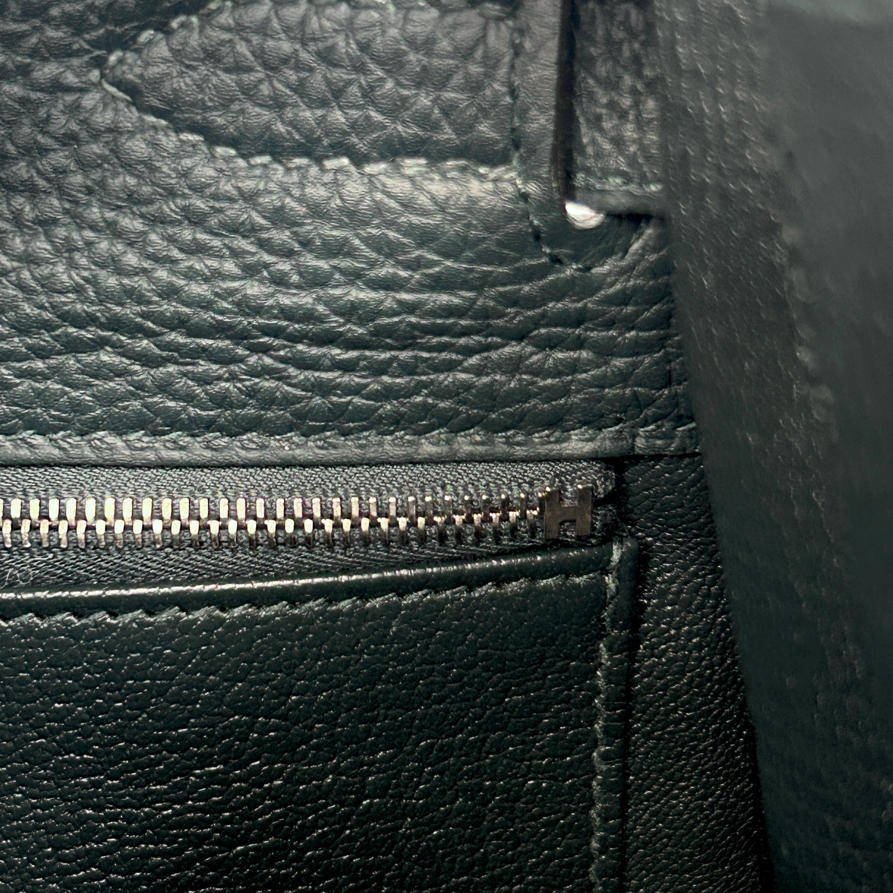 Vert Cypres Togo Leather Kelly II 32 Retourne