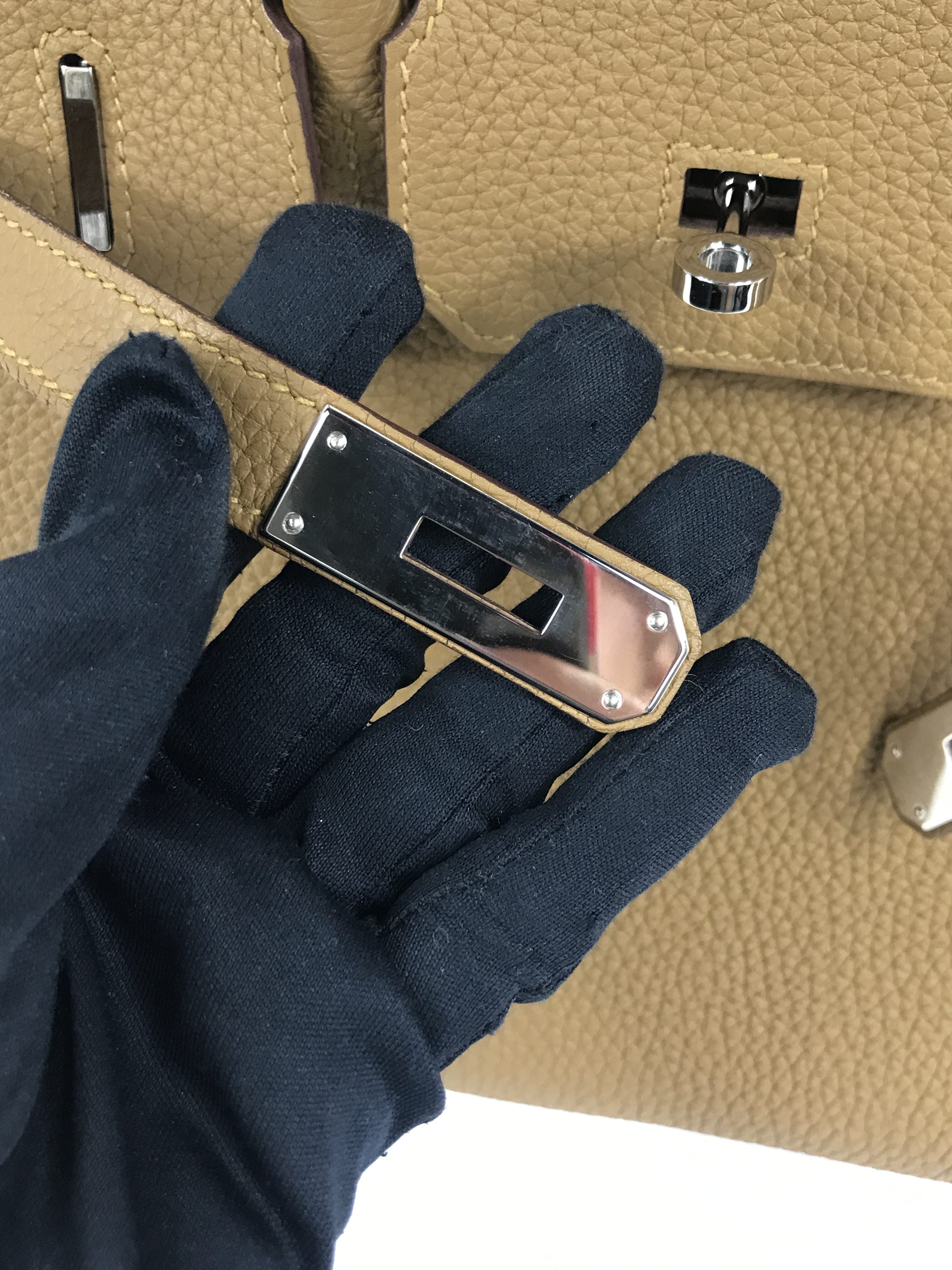 Bronze Dore Togo Birkin 30 W/PHW