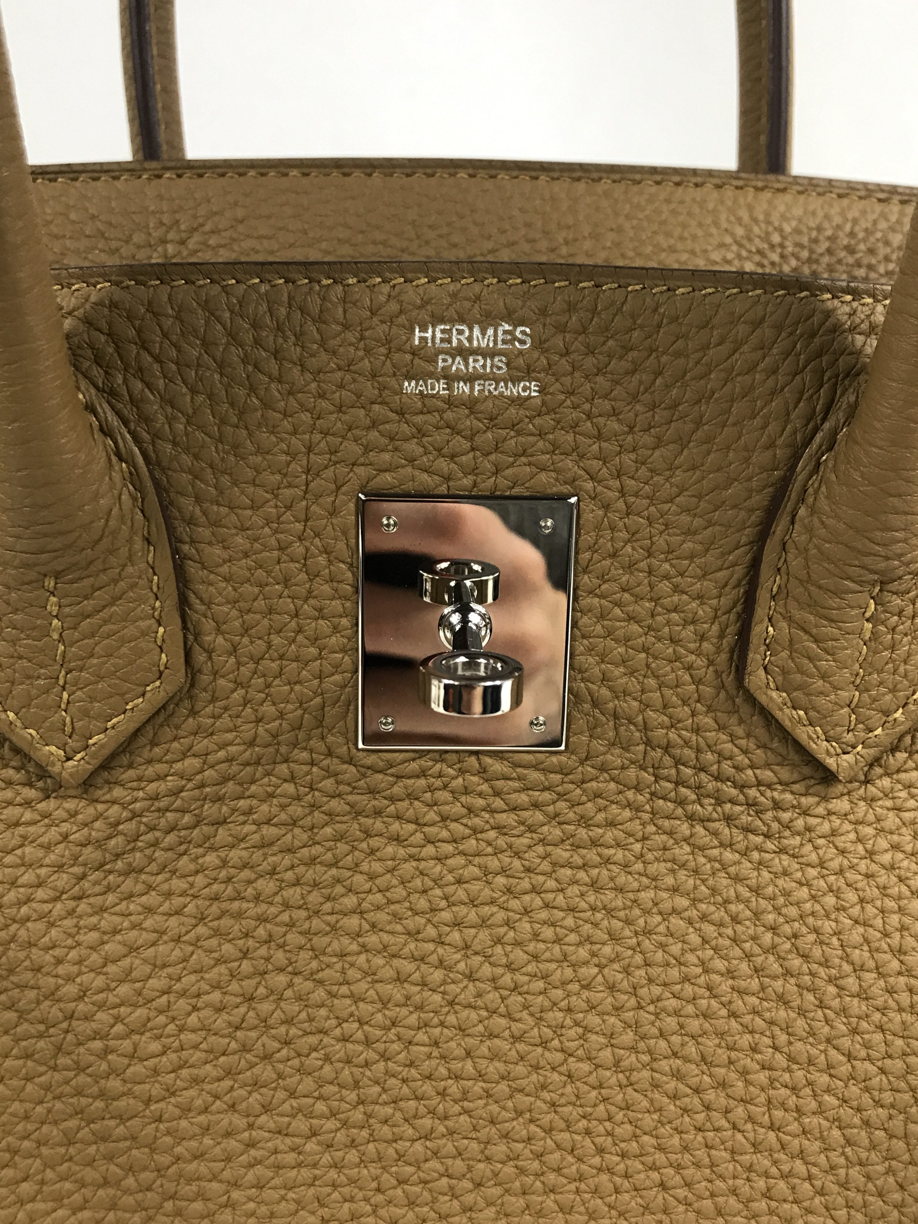 Bronze Dore Togo Birkin 30 W/PHW
