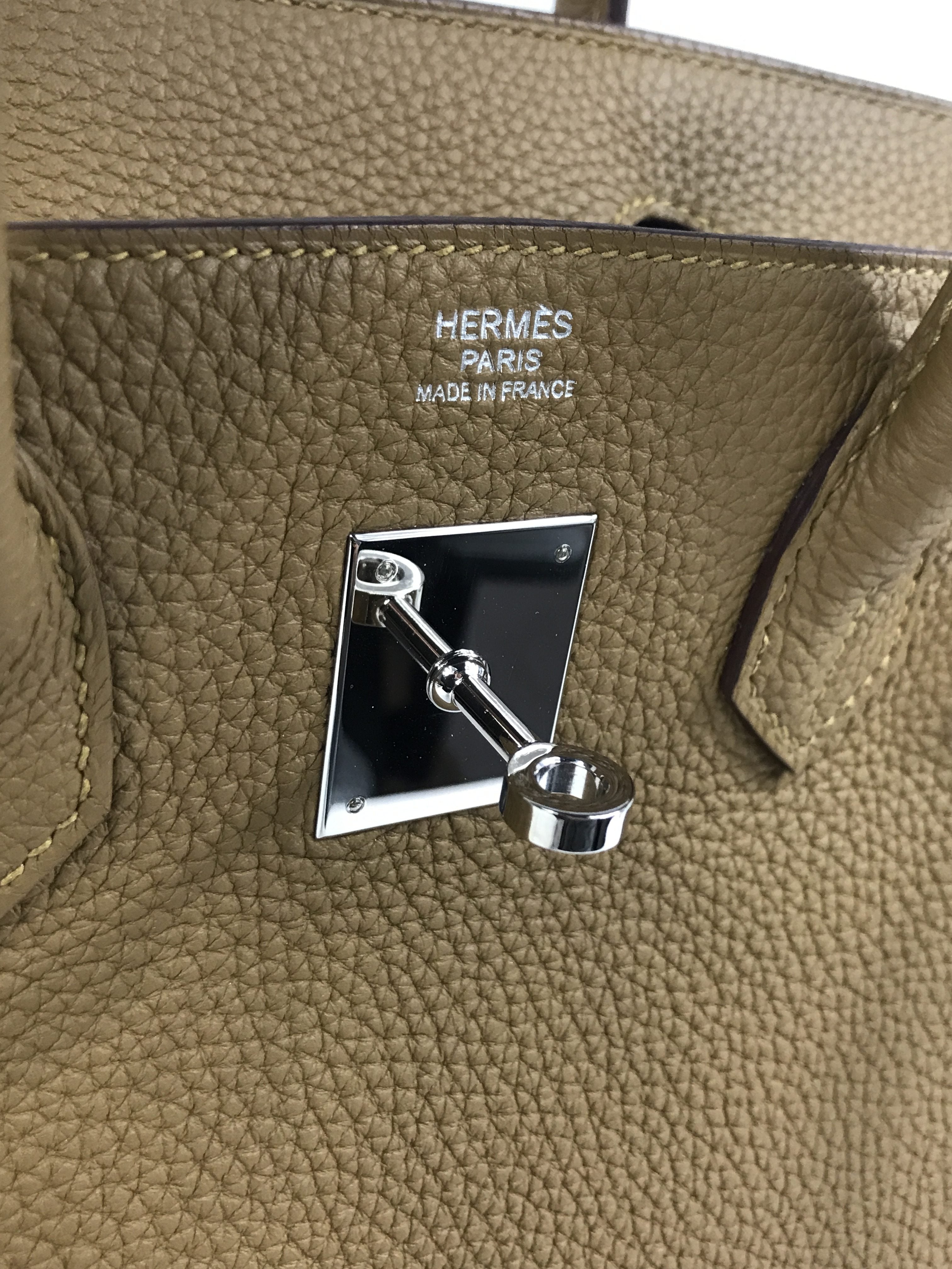 Bronze Dore Togo Birkin 30 W/PHW