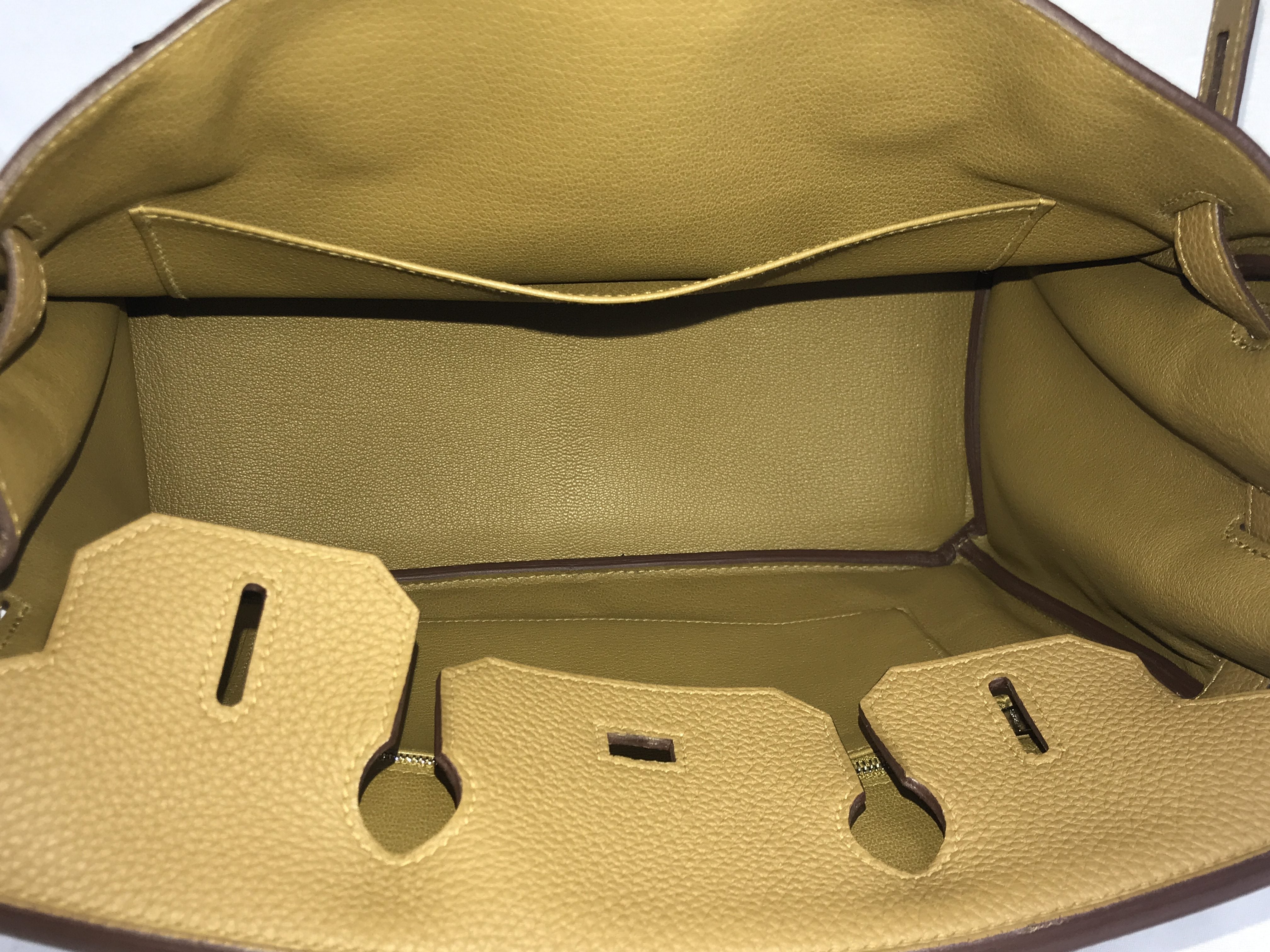 Bronze Dore Togo Birkin 30 W/PHW