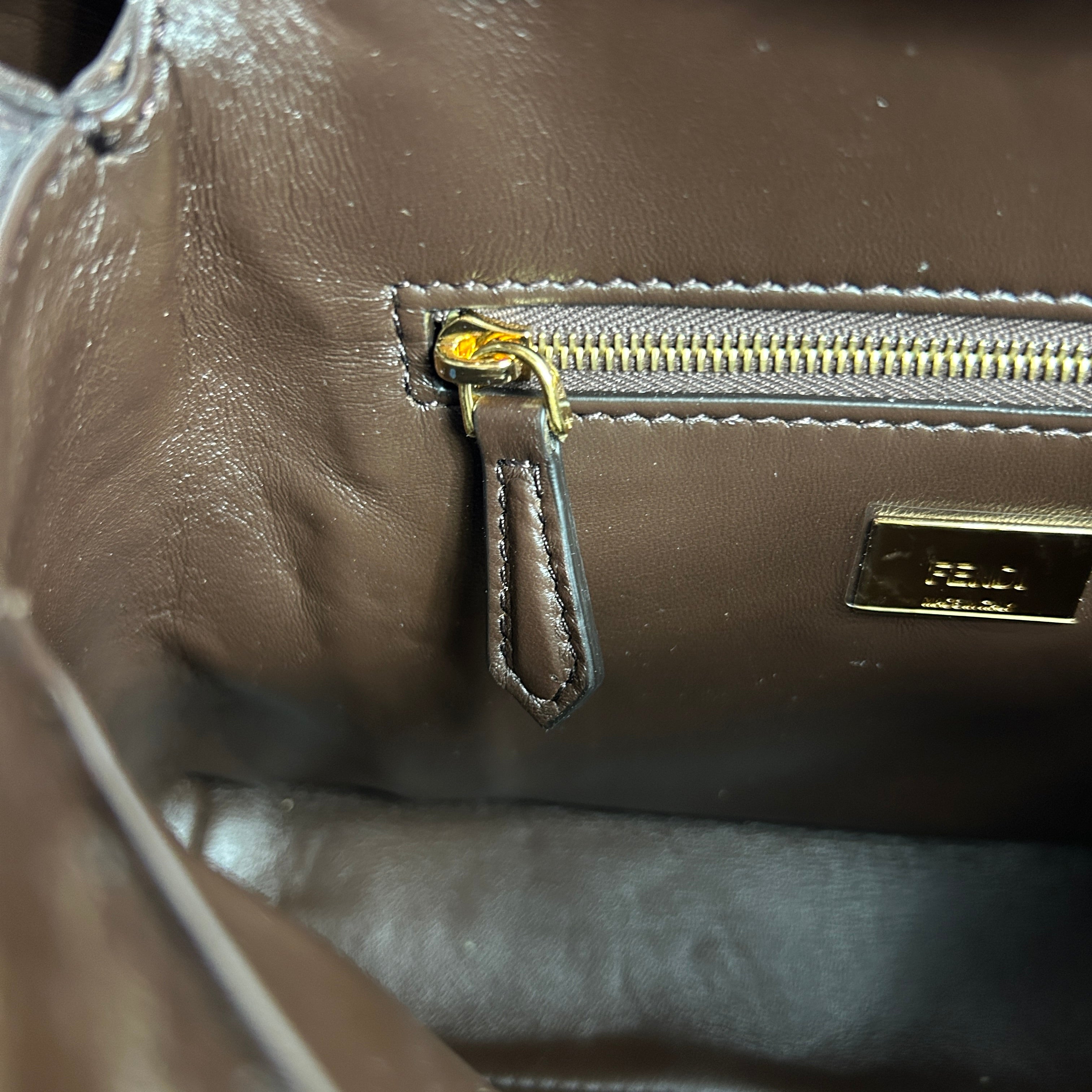 Chocolate Ostrich Mini Peekaboo w/GHW