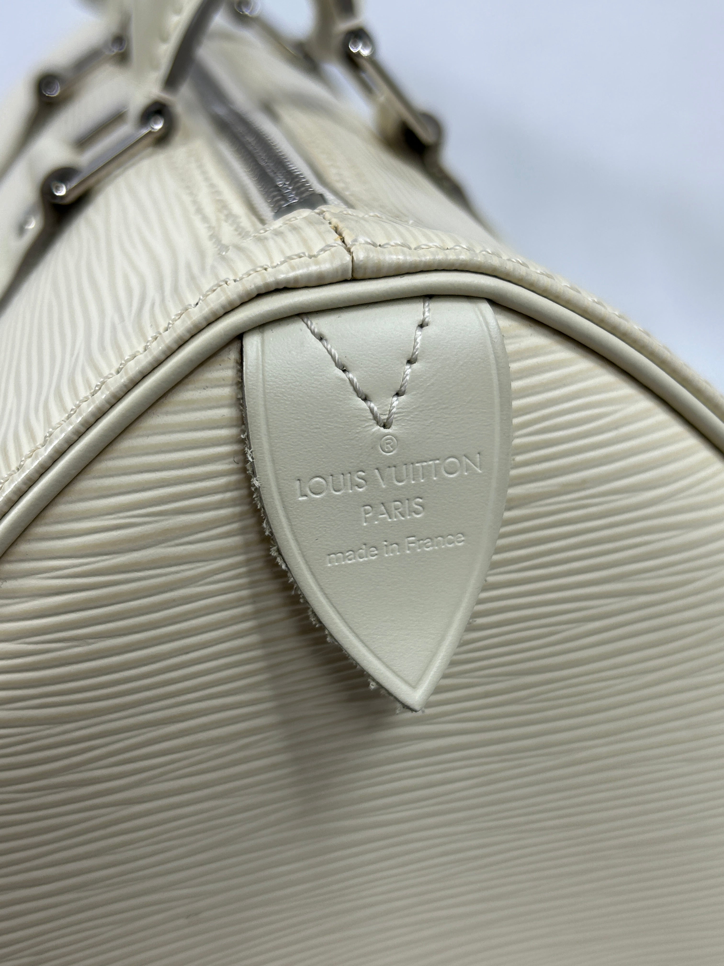 Ivory Epi Leather Speedy 30 w/SHW