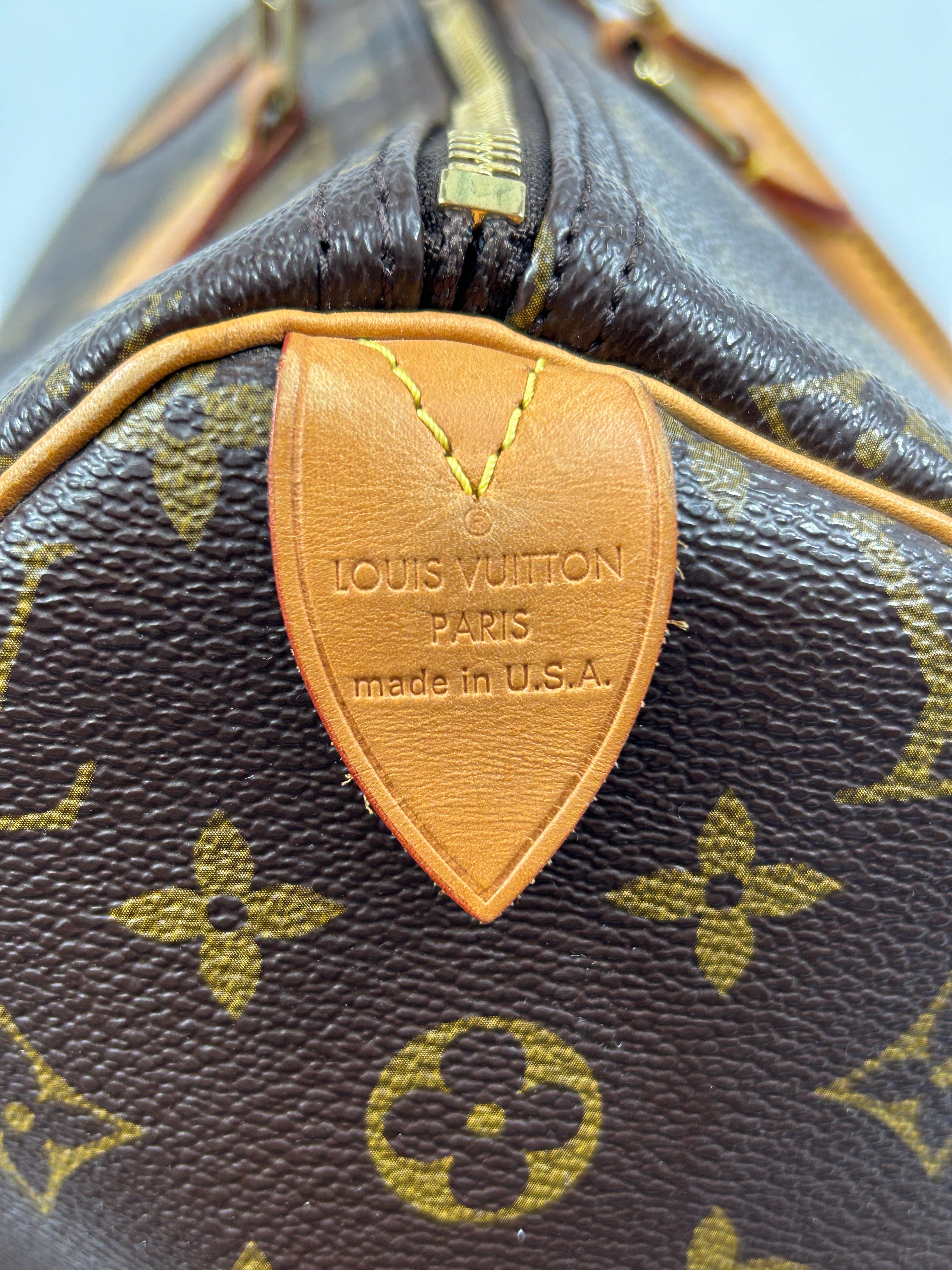 Monogram Coated Canvas Speedy 40 w/GHW