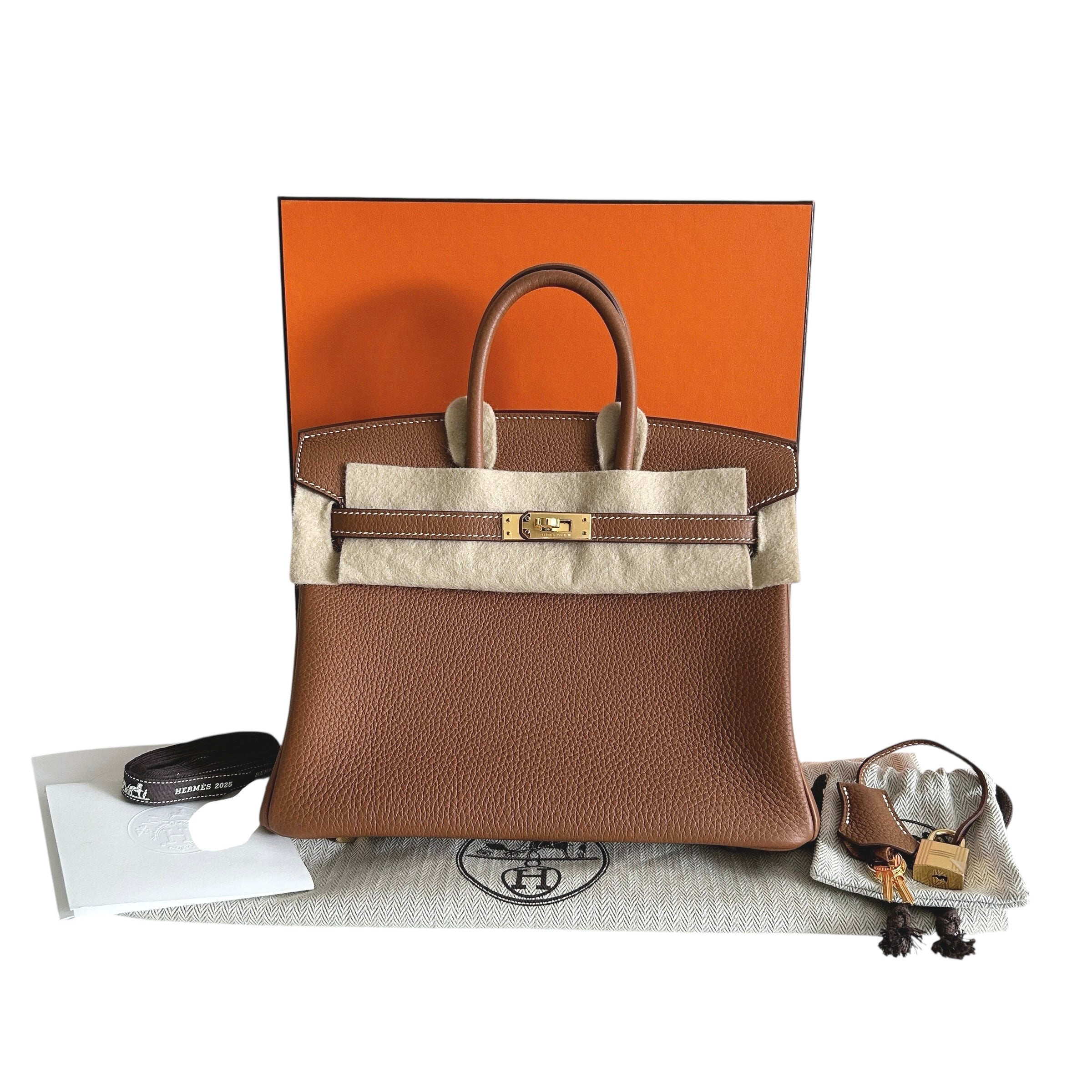 Gold Togo Leather Birkin 25 w/GHW - Haute Classics