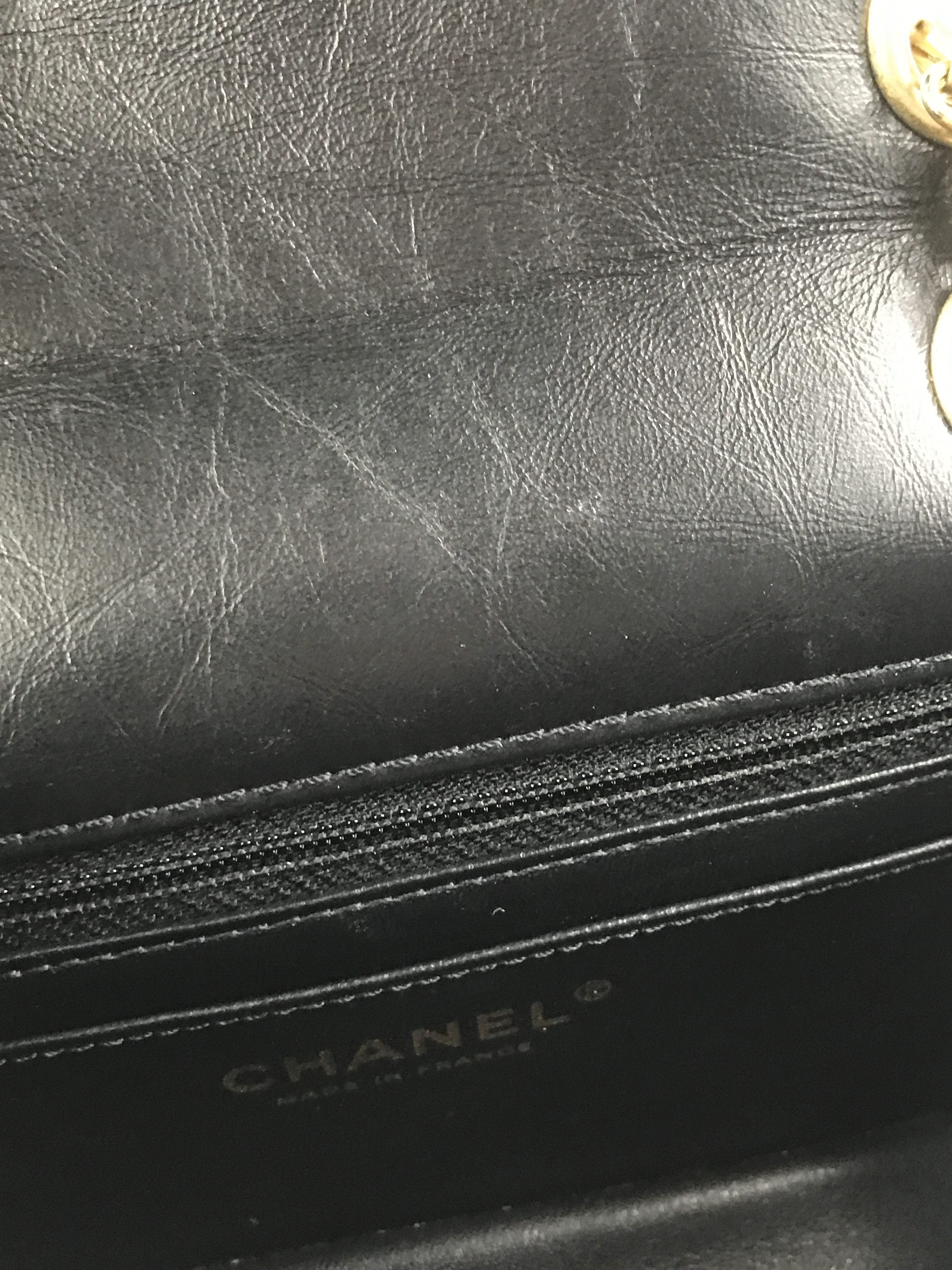 Black Quilted Crinkled Lambskin Reissue Mini 2.55 W/AGHW