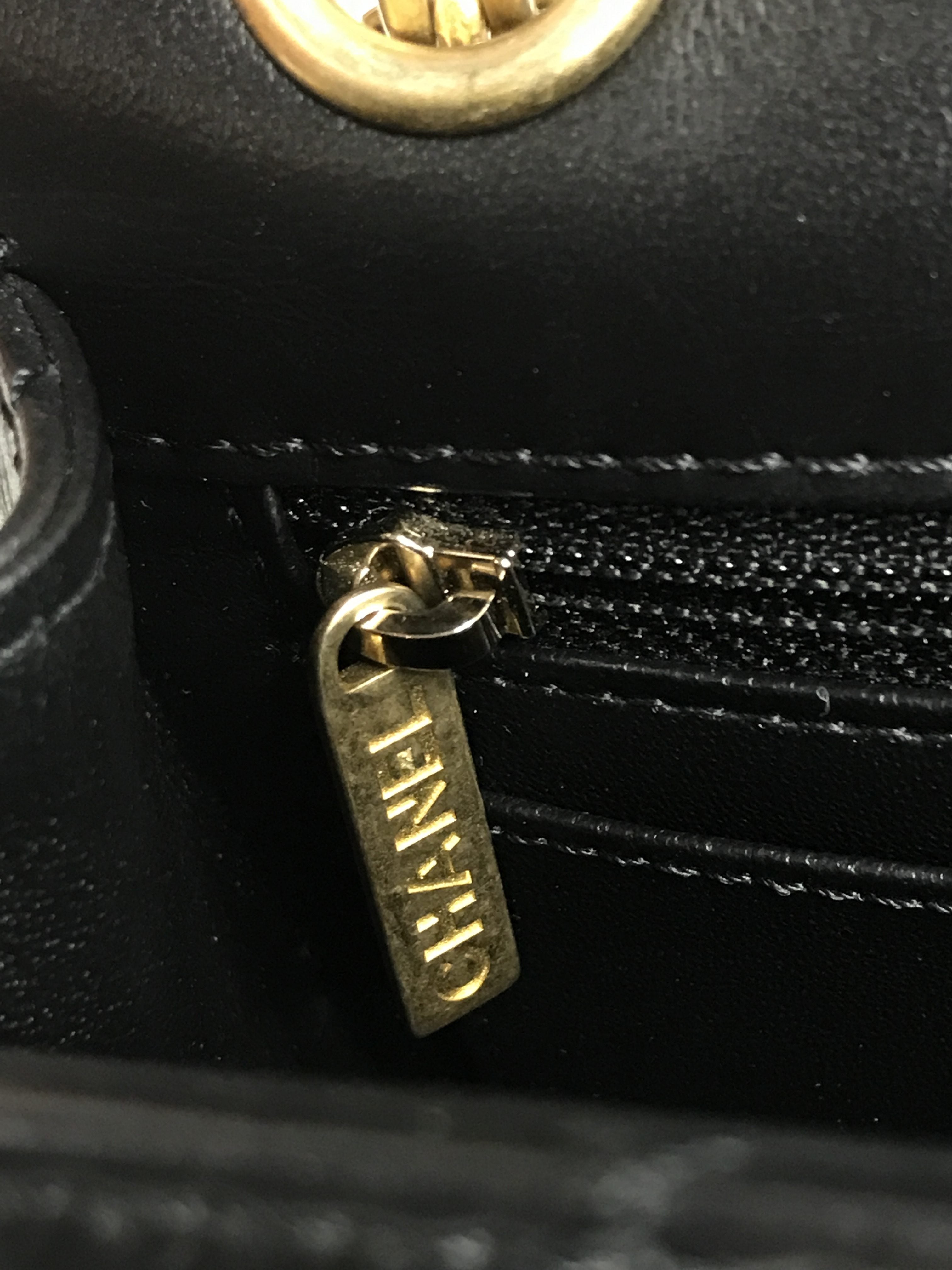 Black Quilted Crinkled Lambskin Reissue Mini 2.55 W/AGHW