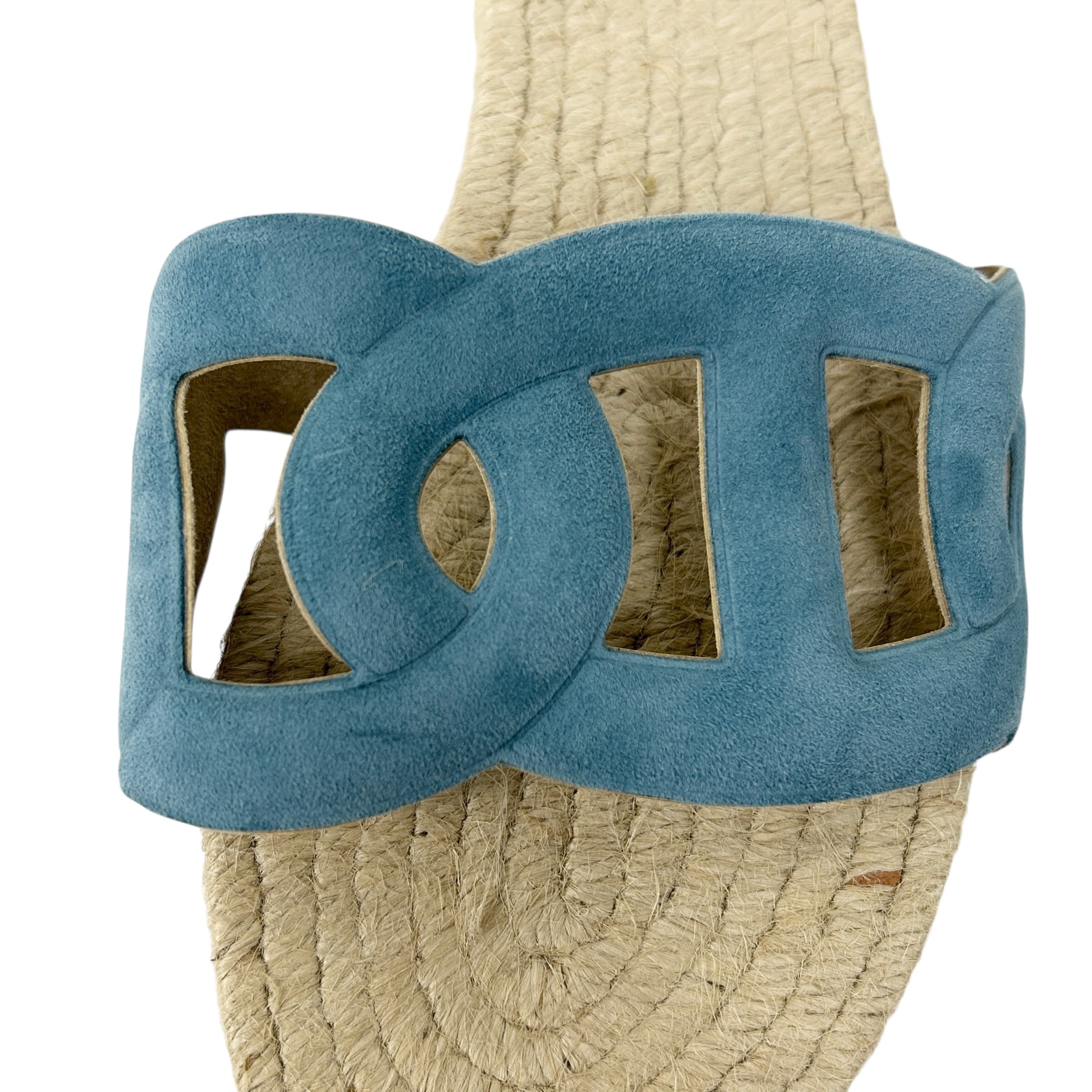 Blue Suede Famosa Espadrille - Haute Classics
