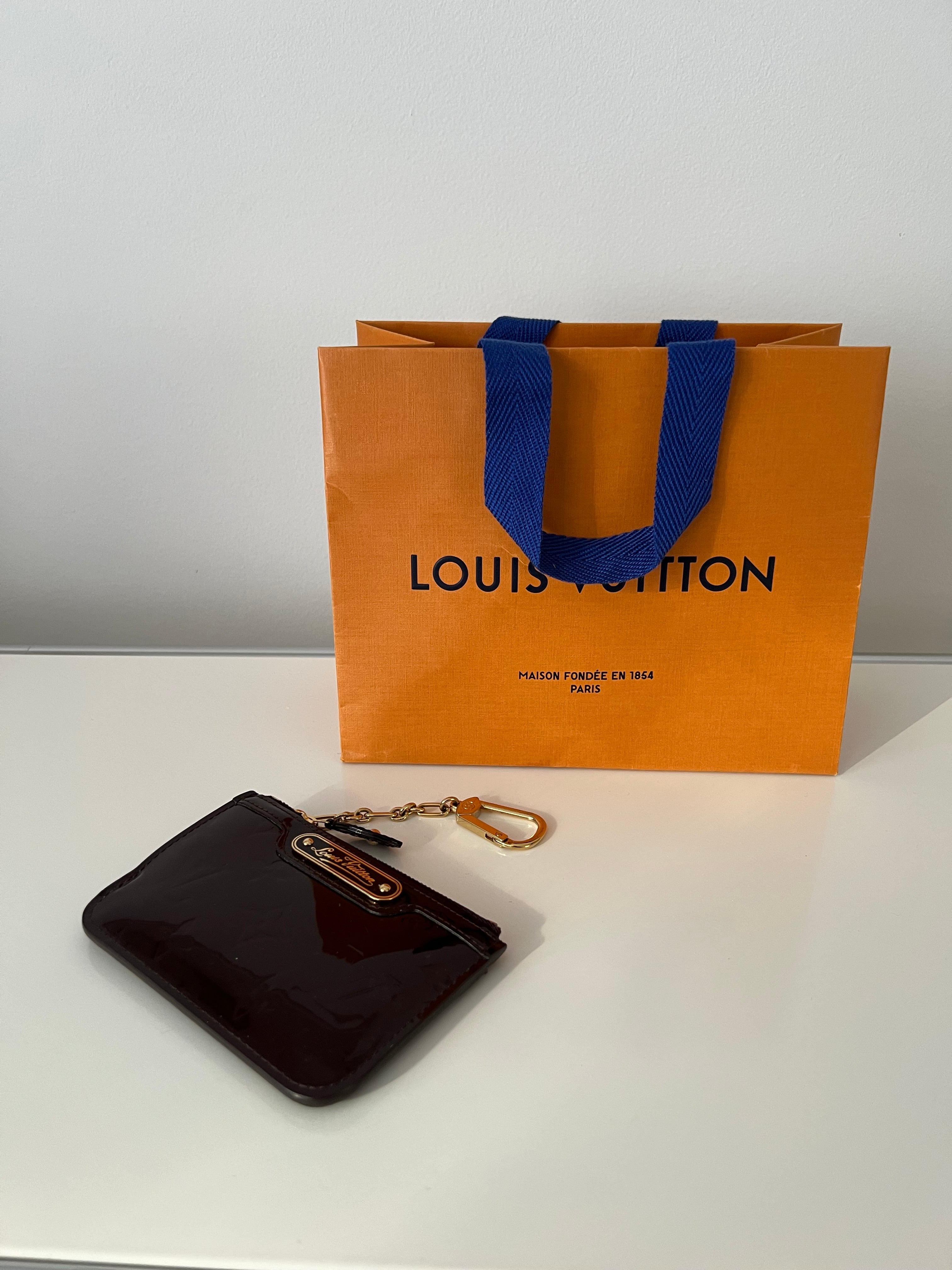 Vernis Empriente Leather Key Card Case Wallet w/GHW