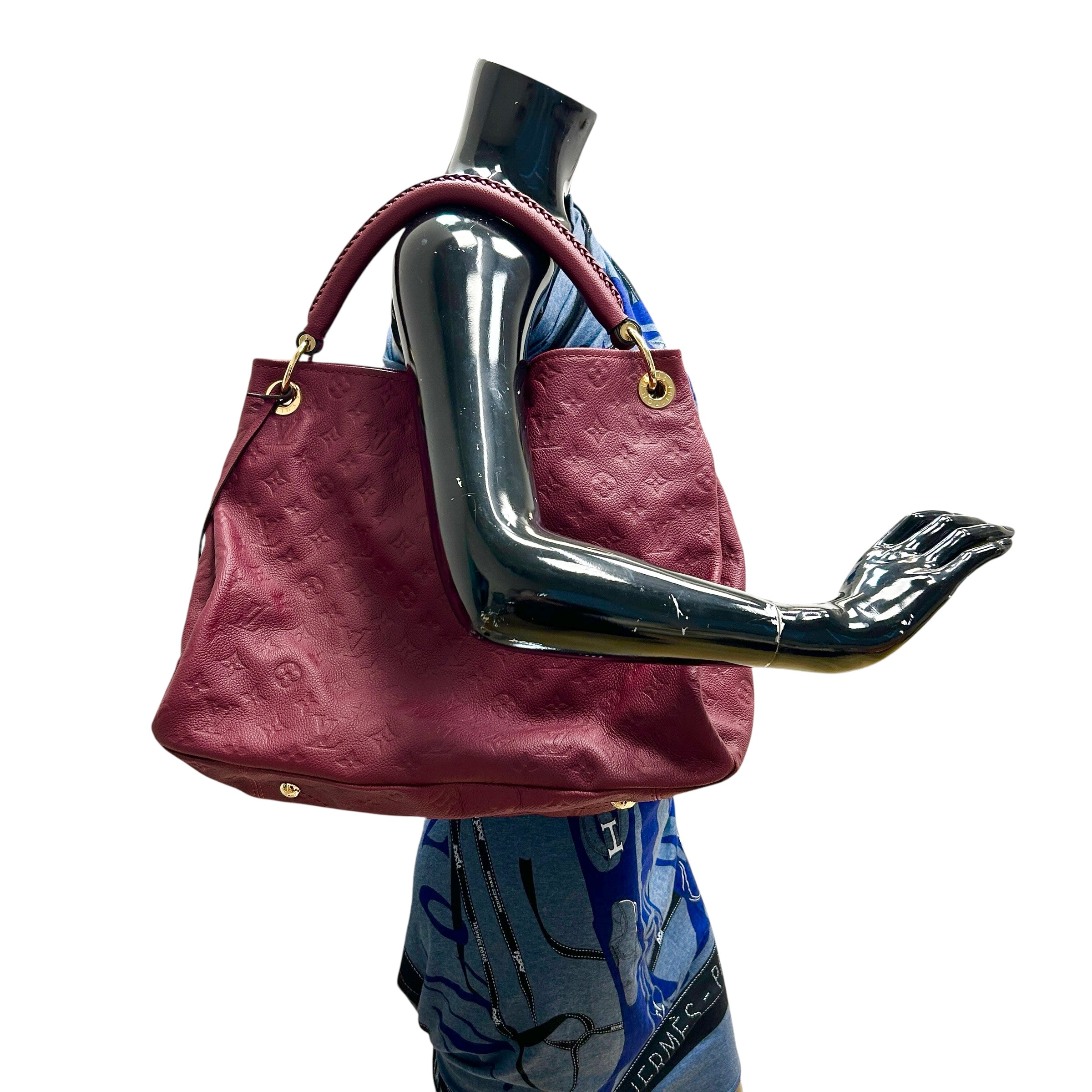 Flamme Monogram Empreinte Artsy MM Bag w/GHW - Haute Classics