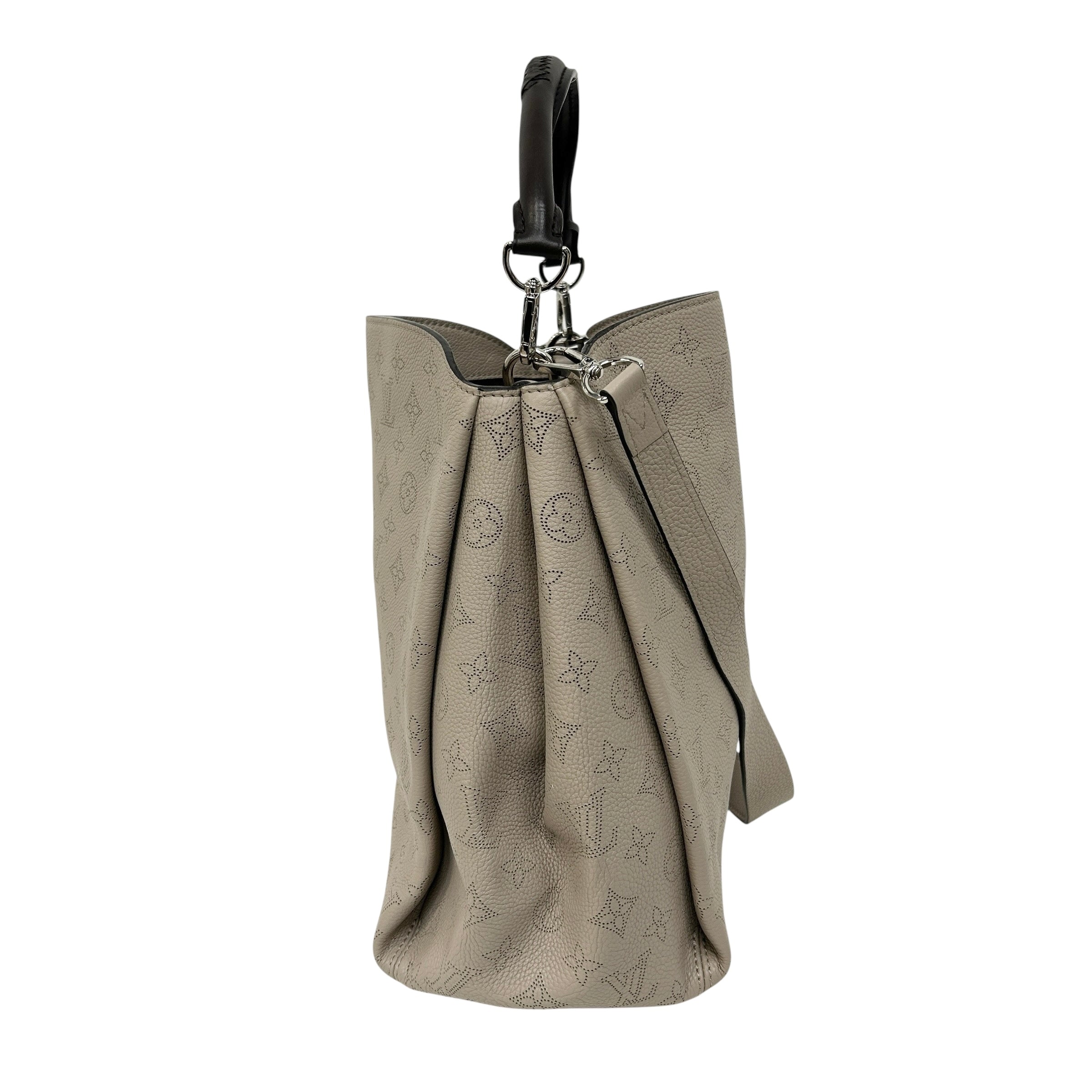 Galet Monogram Mahina Leather Babylone PM Bag w/SHW - Haute Classics