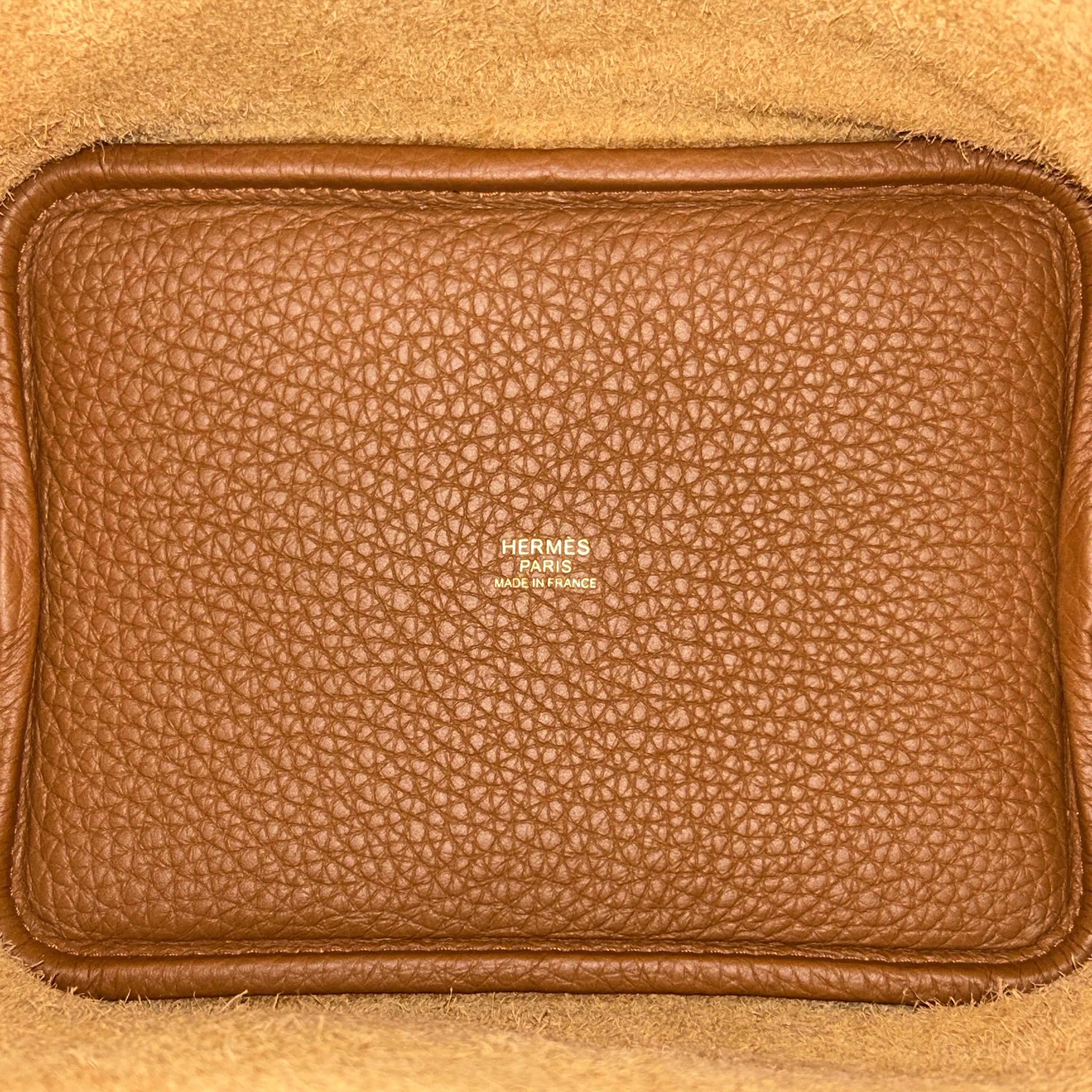 Gold Clemence Picotin 18 w/GHW - Haute Classics