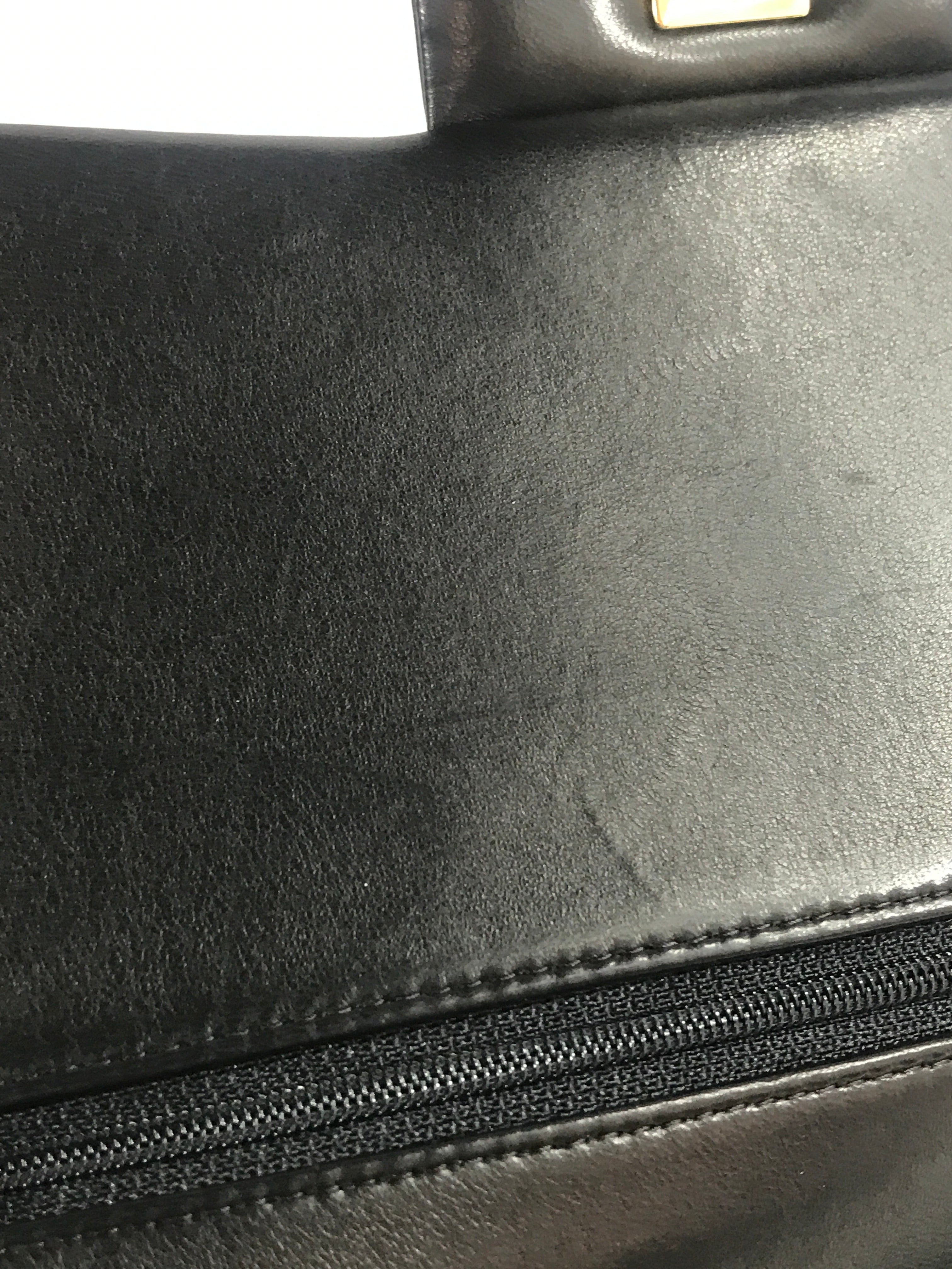 Black Quilted Lambskin Maxi w/GHW