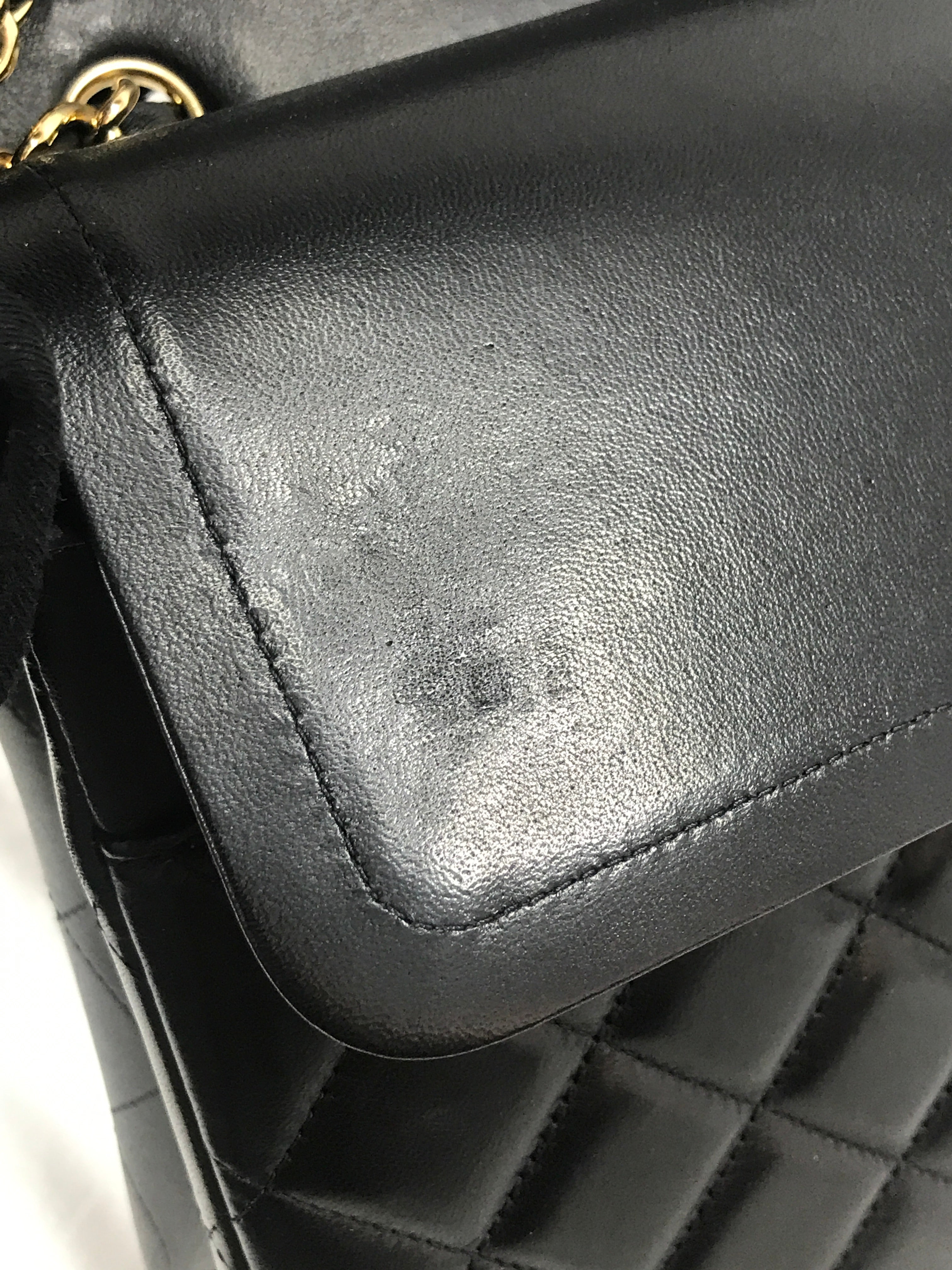 Black Quilted Lambskin Maxi w/GHW