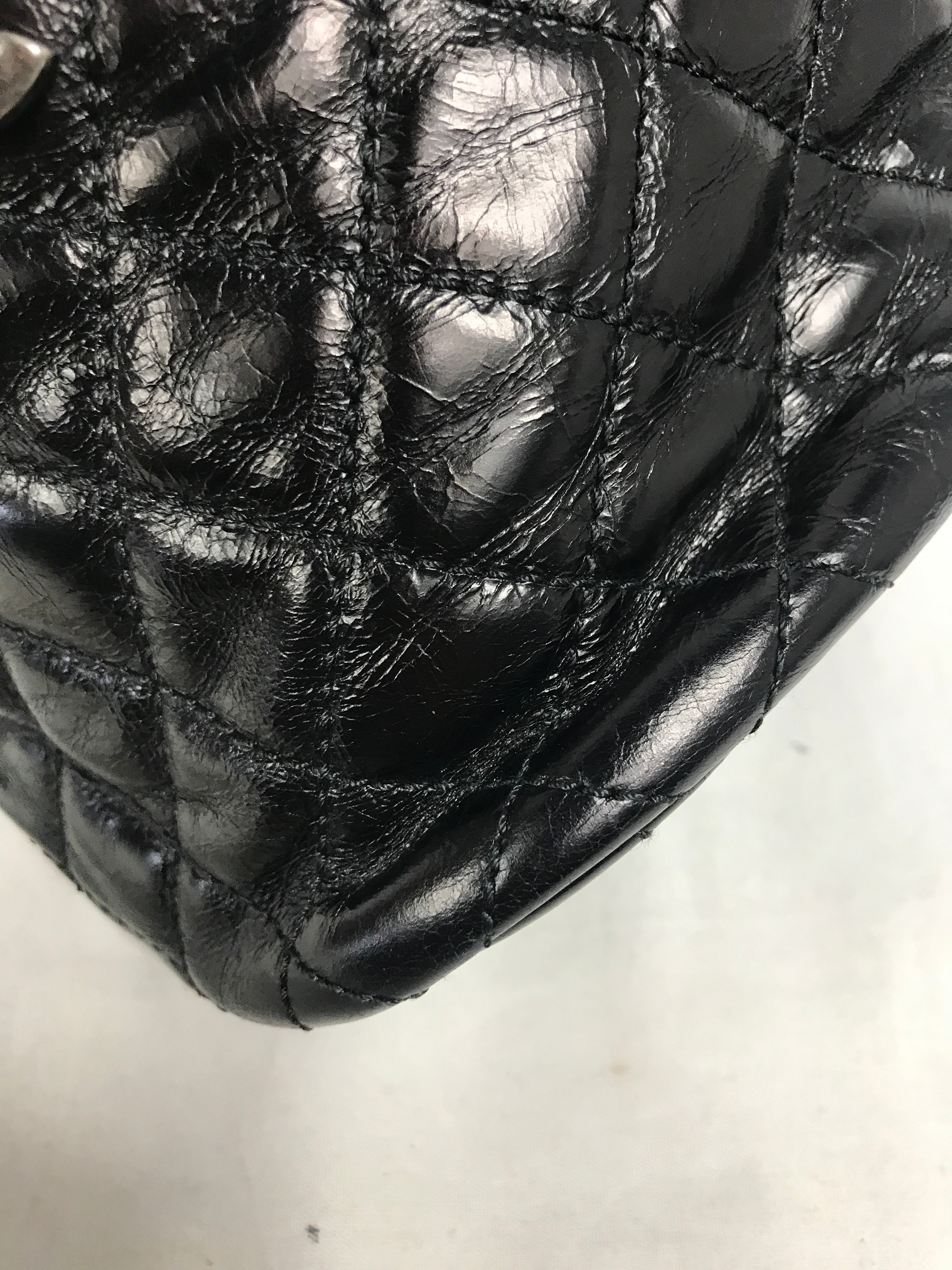 Glazed Quilted Calfskin Salzburg Mountain Backpack w/RHW