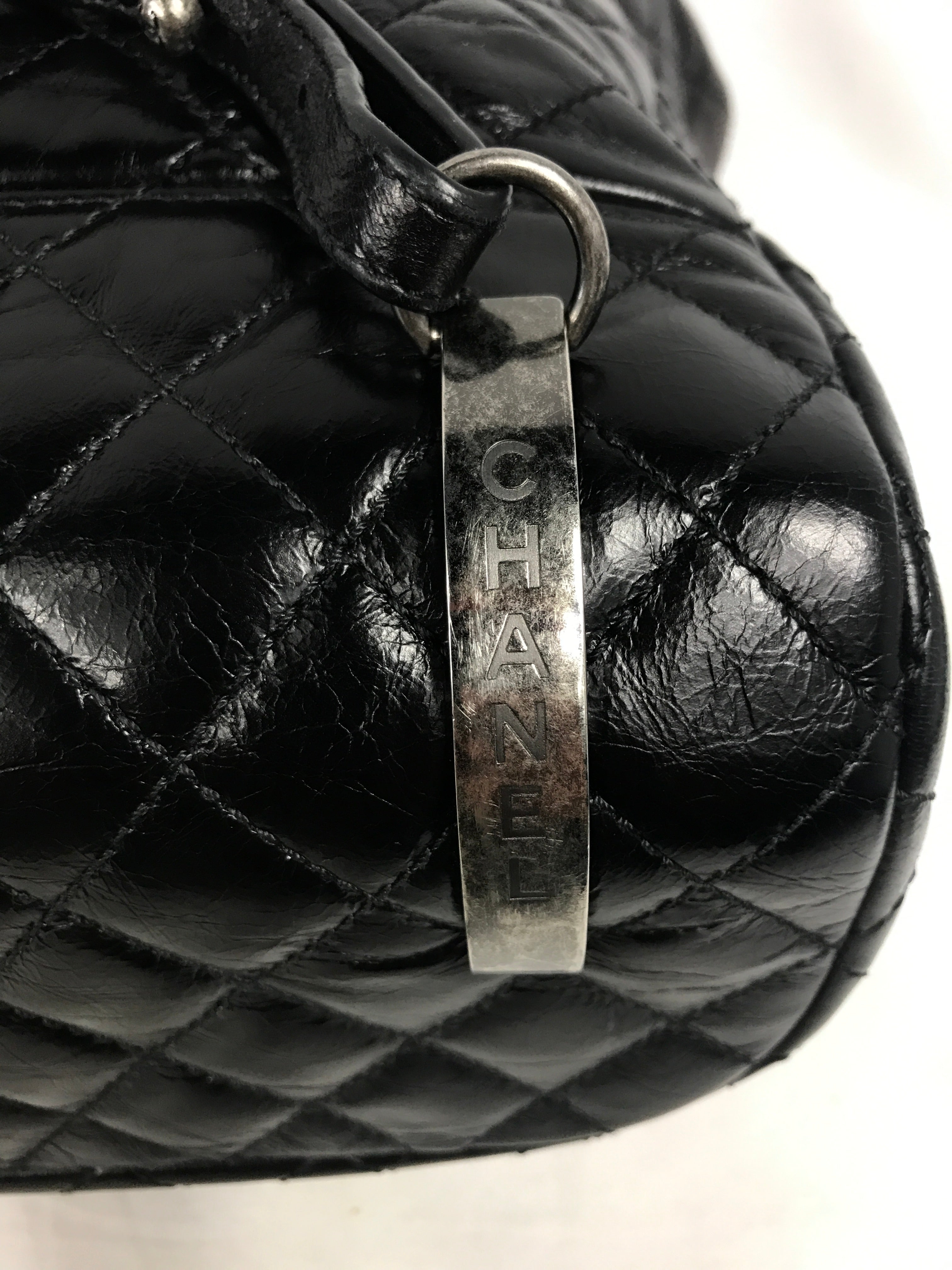 Glazed Quilted Calfskin Salzburg Mountain Backpack w/RHW