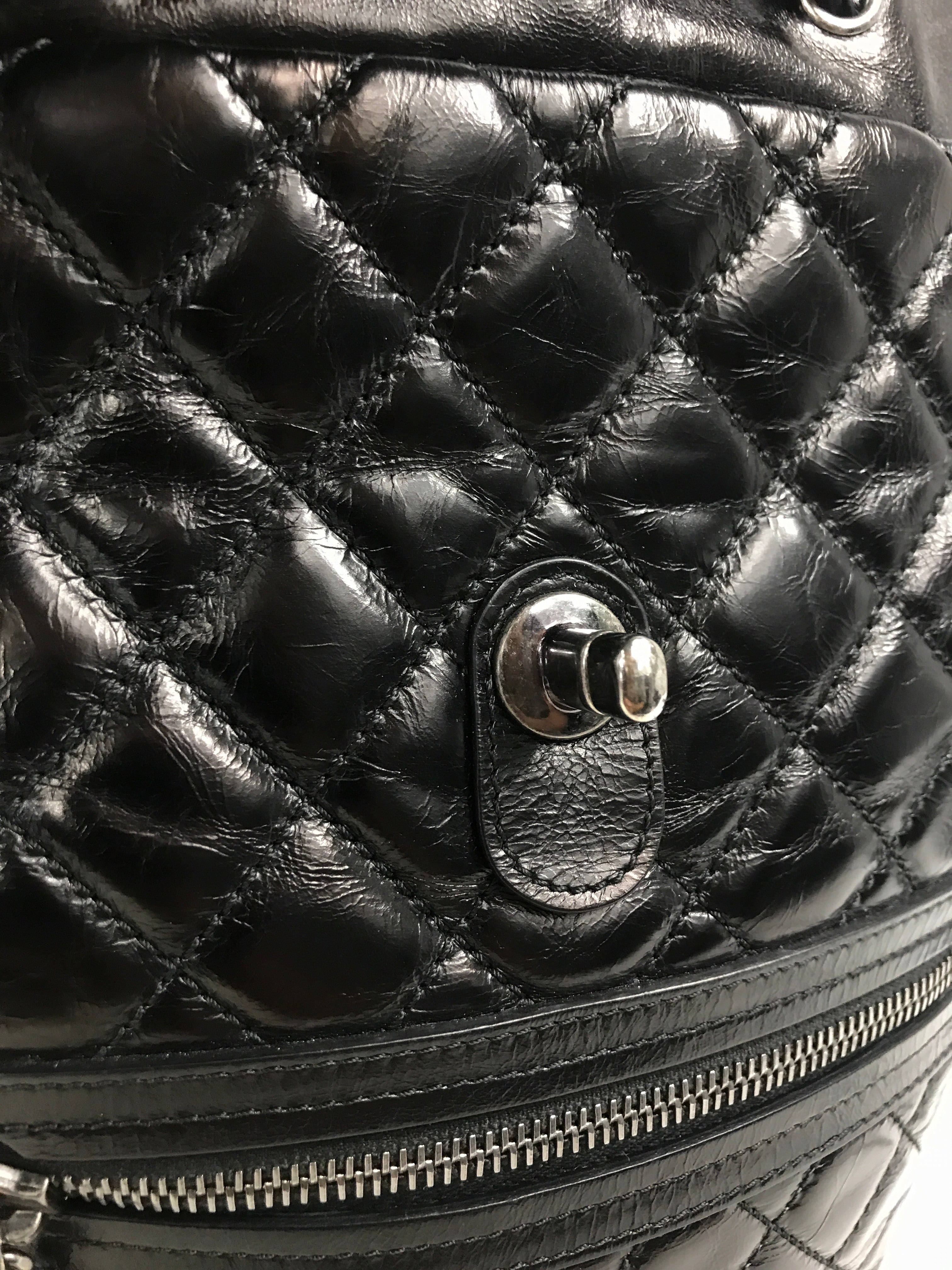 Glazed Quilted Calfskin Salzburg Mountain Backpack w/RHW